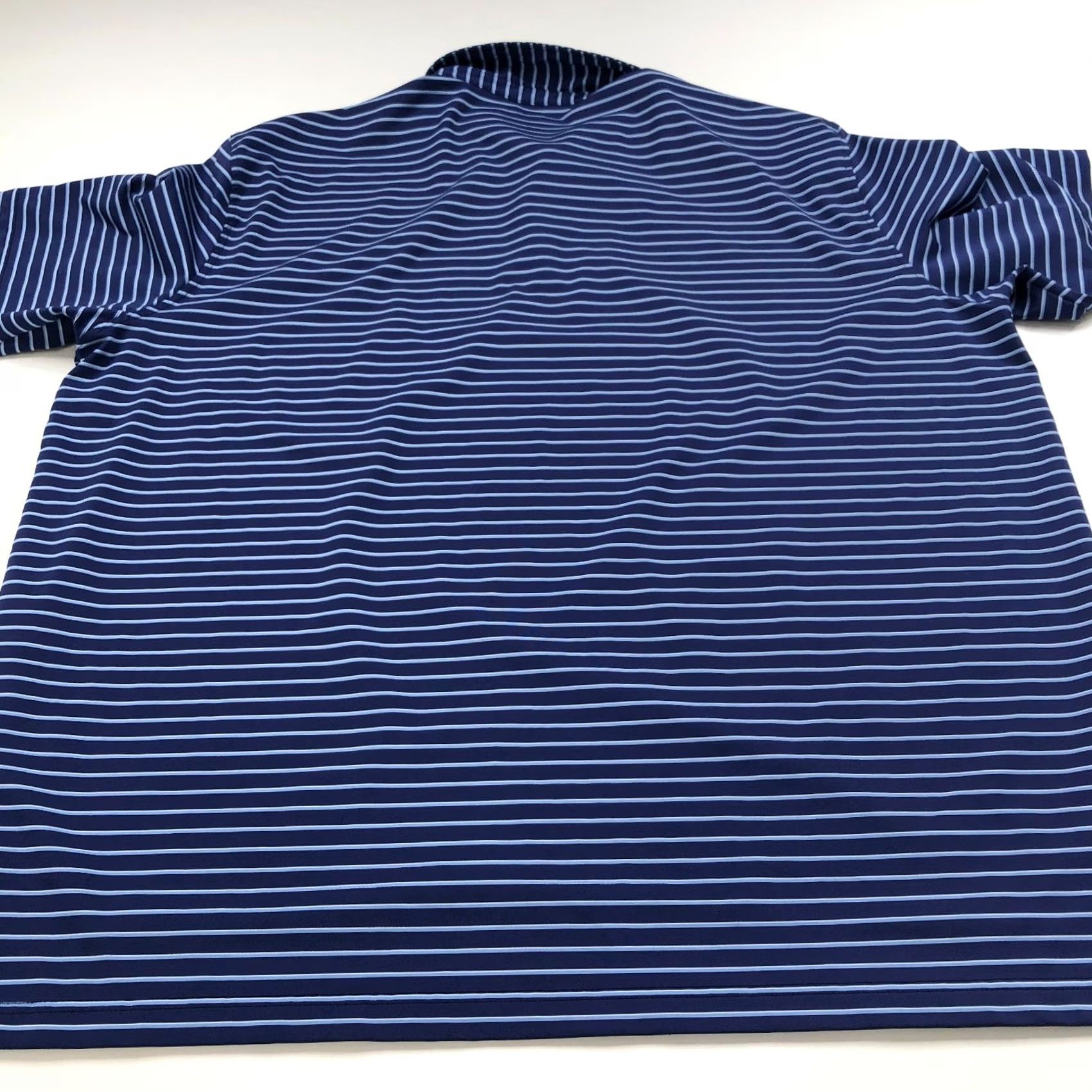 Vintage Maelreg Polo Shirt 3XL Striped Blue Nike? Size US XXL / EU 58 / 5 - 7 Thumbnail
