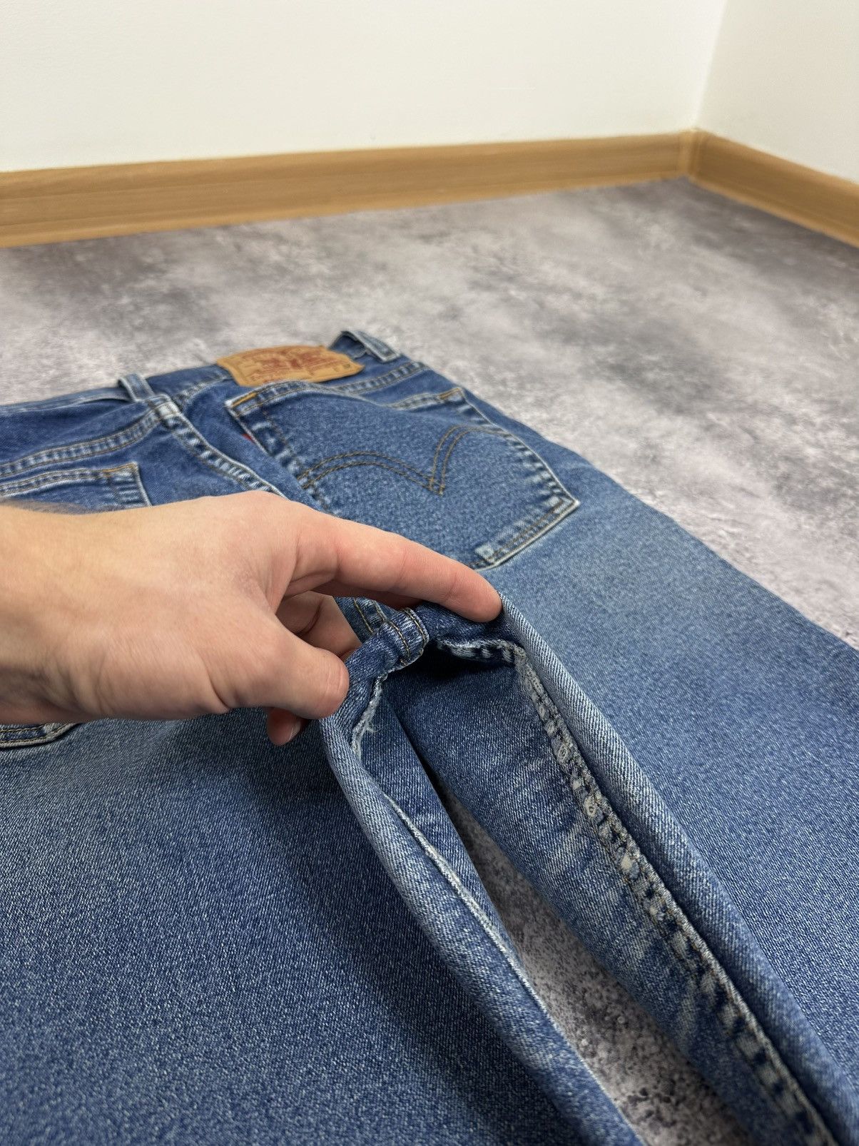 Levi's Vintage Levi's 550 Paper Tag Women's Stone Washed USA Jeans Size 32" / US 10 / IT 46 - 9 Thumbnail