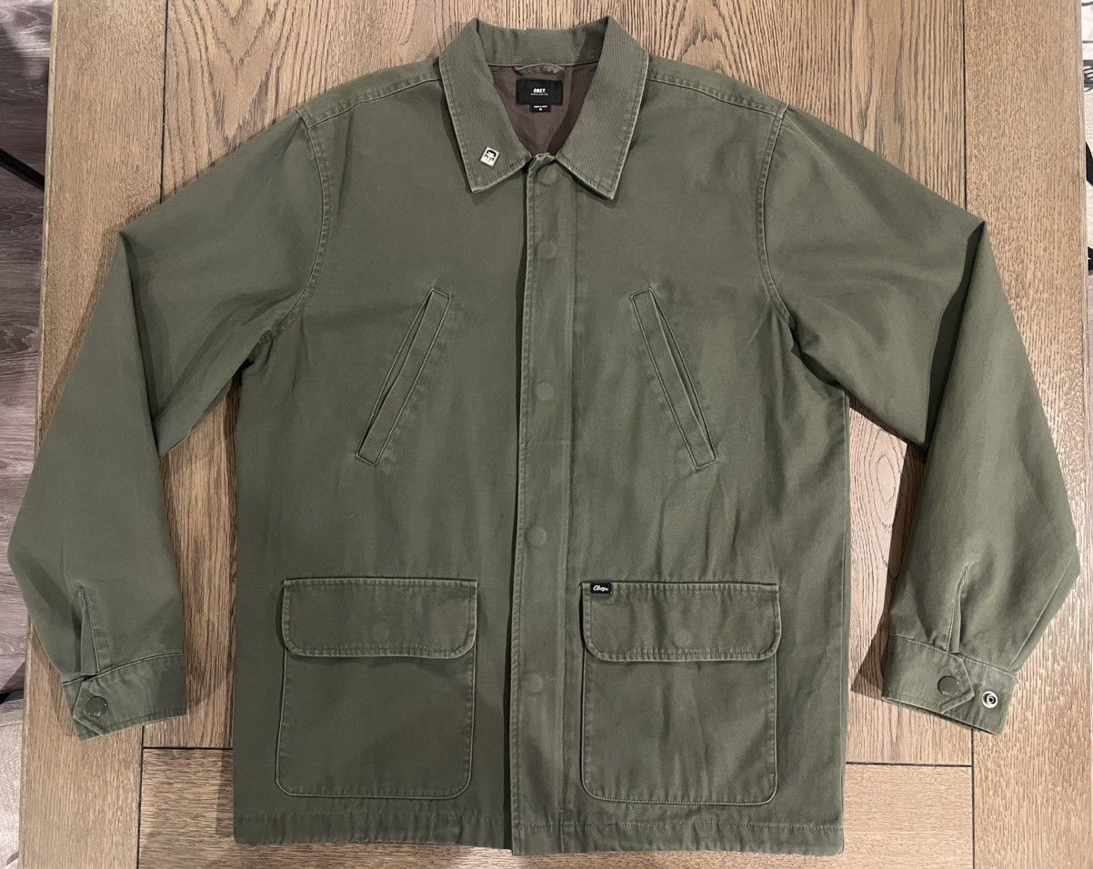 Obey Obey Worldwide Chore Coat, Army Olive Size US M / EU 48-50 / 2 - 2 Thumbnail