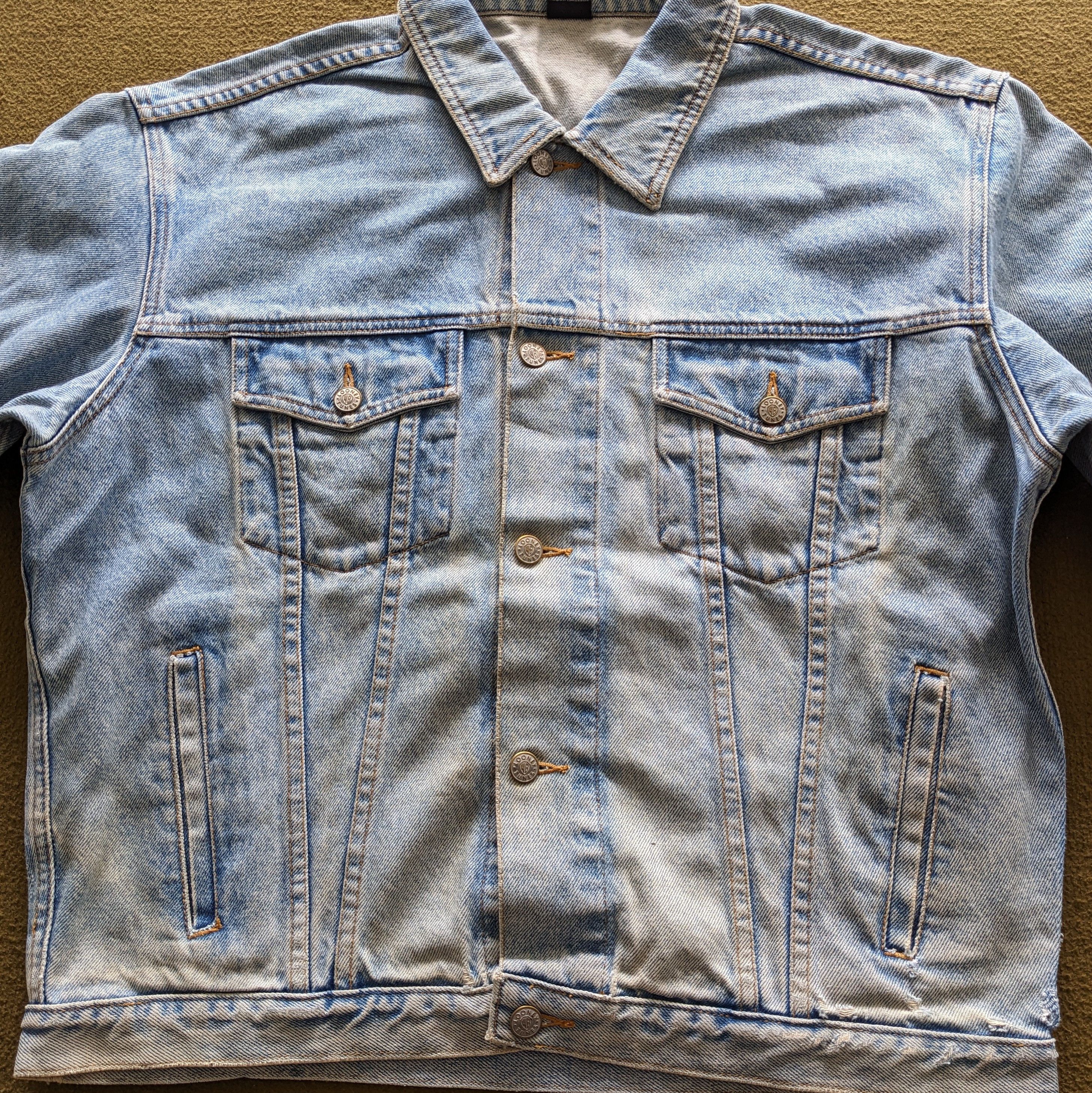 Vintage Vintage WARNER BROS American Company Denim Jacket Size US M / EU 48-50 / 2 - 4 Thumbnail