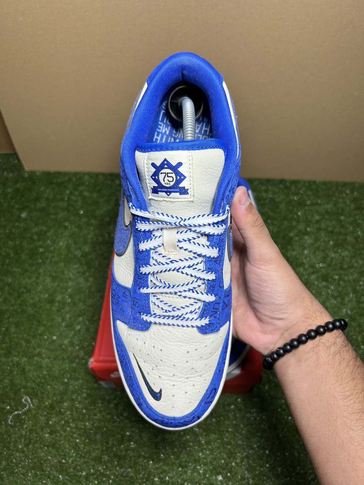 Nike Nike dunk low Jackie Robinson Size US 10.5 / EU 43-44 - 7 Thumbnail