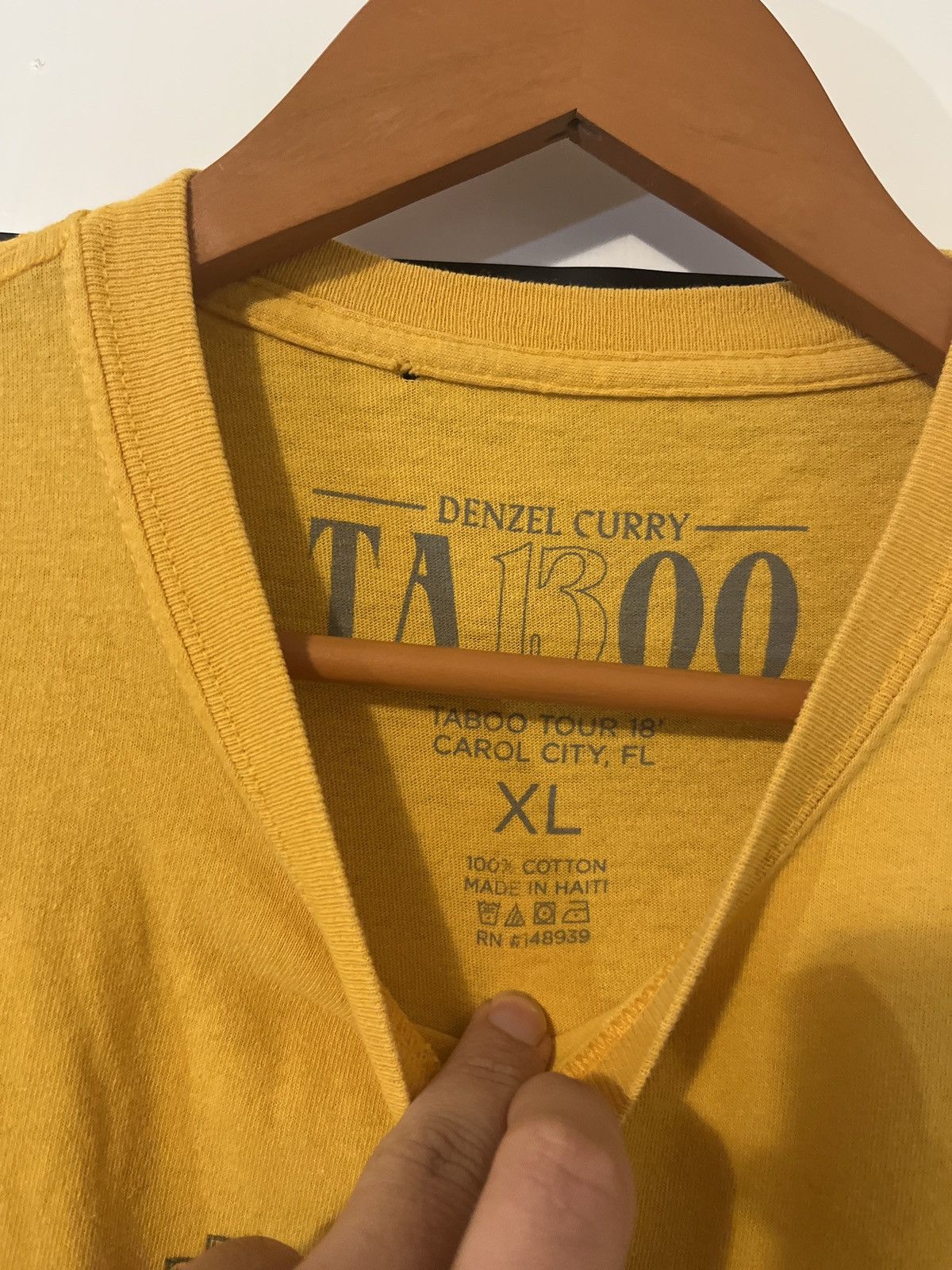Band Tees Denzel Curry Taboo Tour Size US XL / EU 56 / 4 - 3 Thumbnail