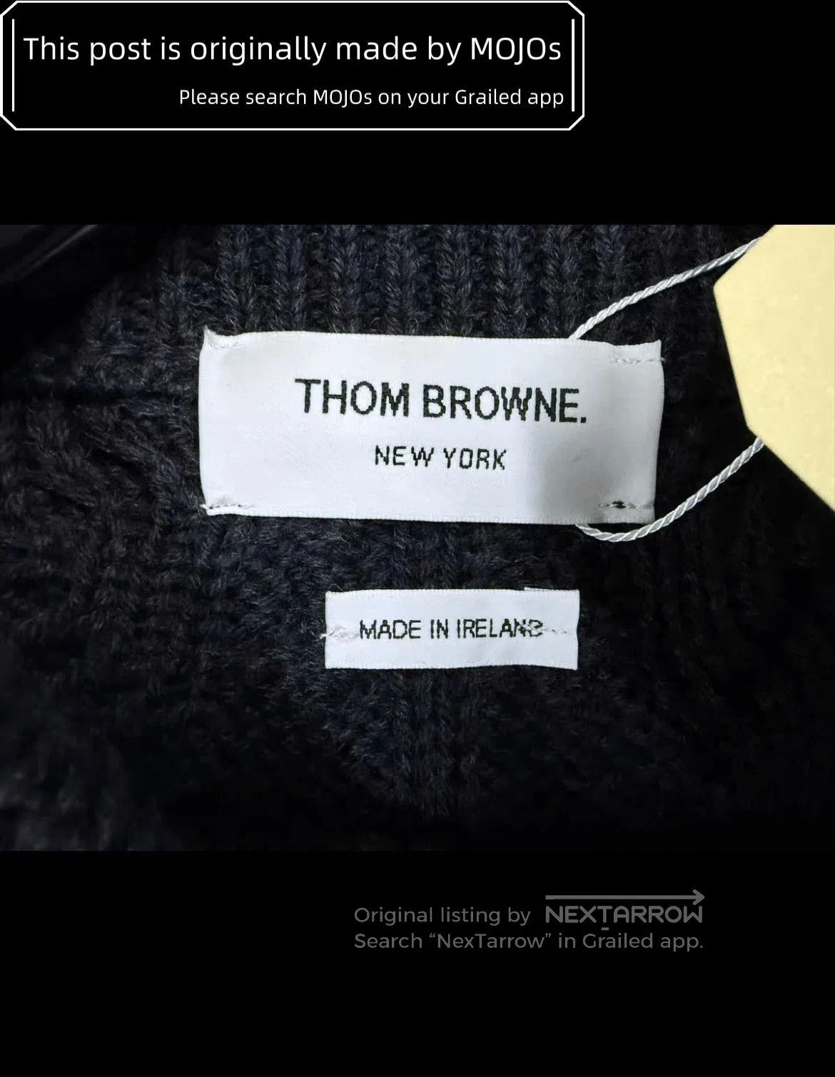 Thom Browne Sz 2 Thom Browne Black Four Stripes Knitwear. Size US M / EU 48-50 / 2 - 4 Thumbnail