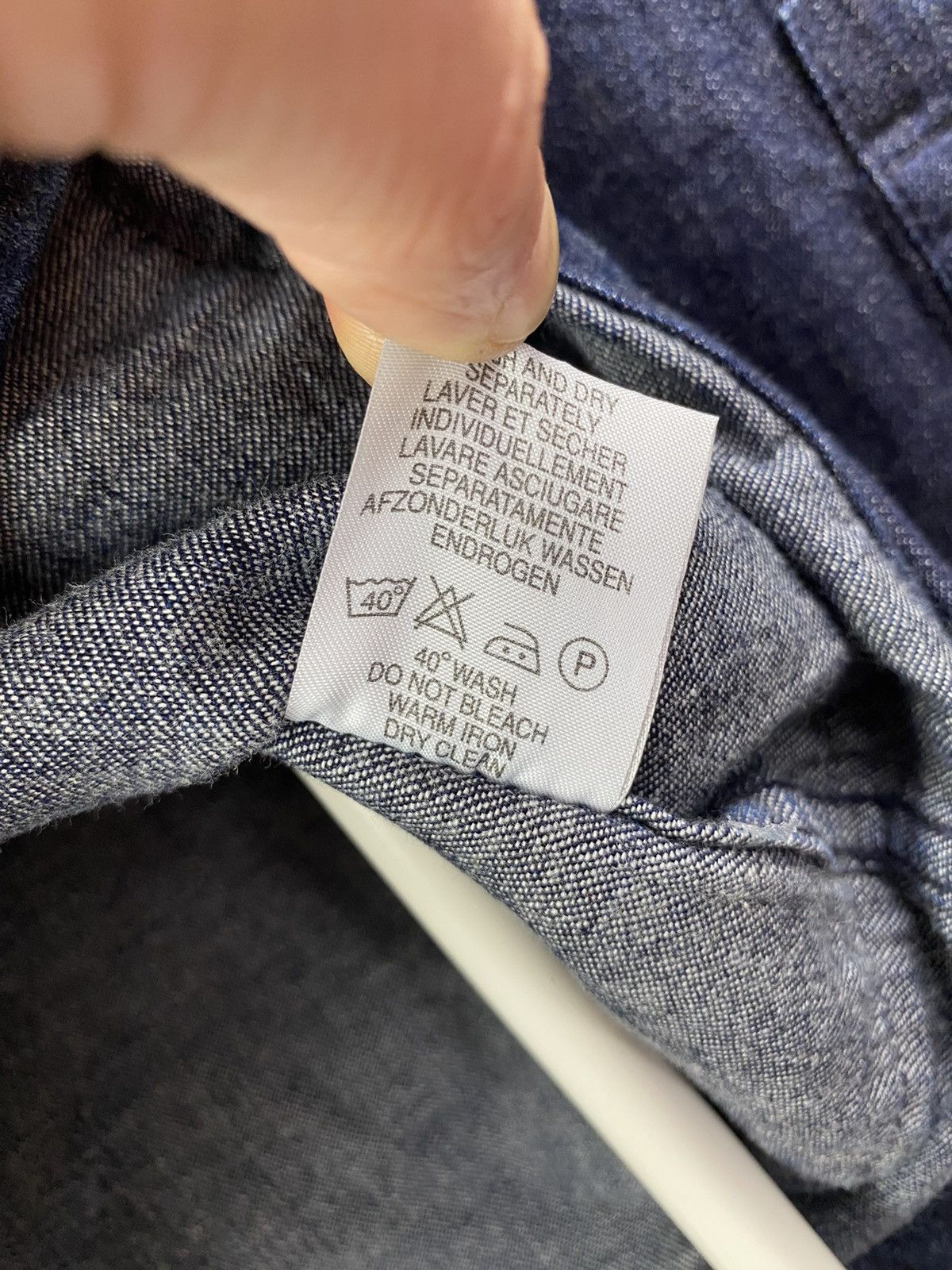Japanese Brand × Paul Smith Paul Smith Jeans Denim Jacket - Made in Hong Kong - Size L Size US L / EU 52-54 / 3 - 7 Thumbnail