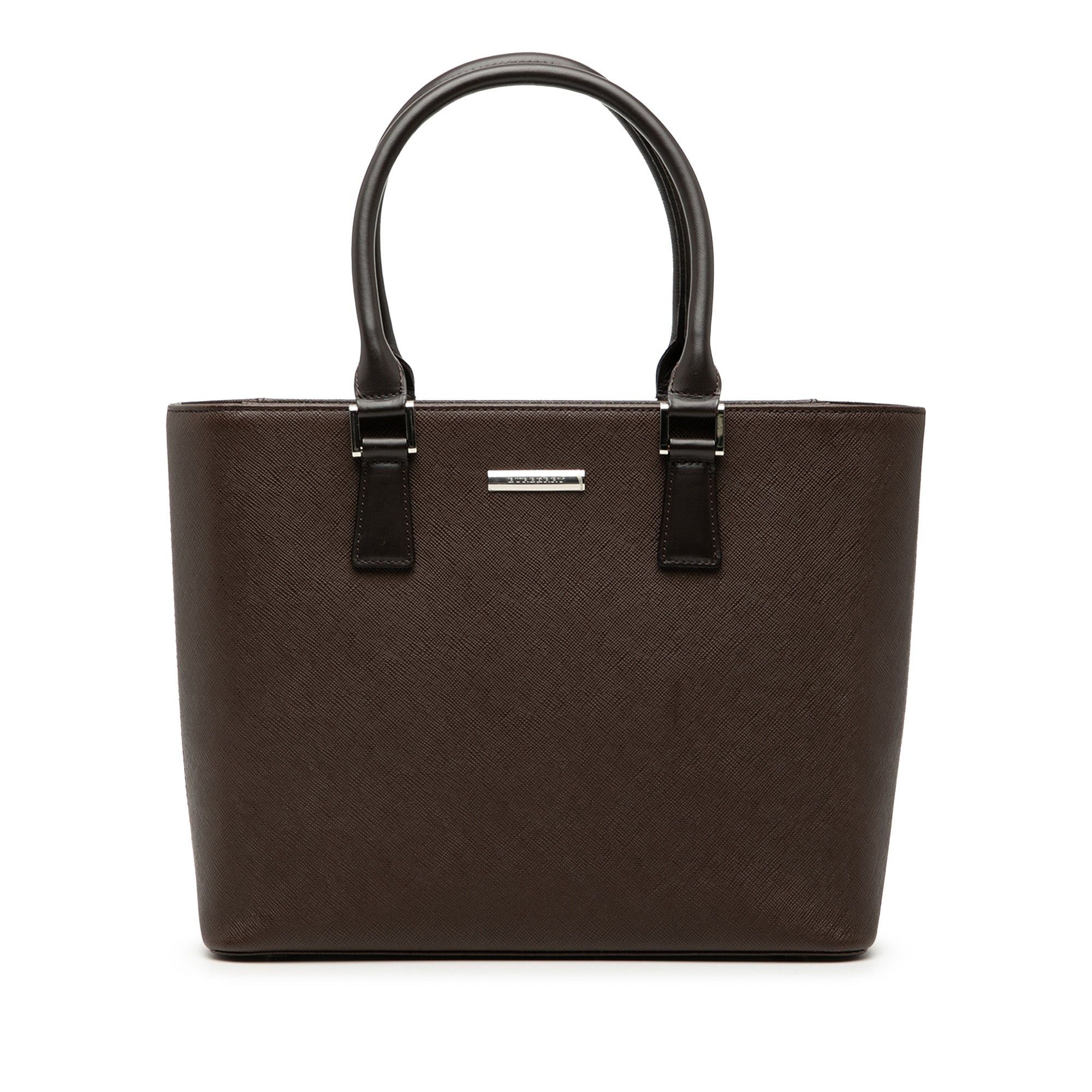Burberry Leather Tote Size ONE SIZE - 1 Thumbnail