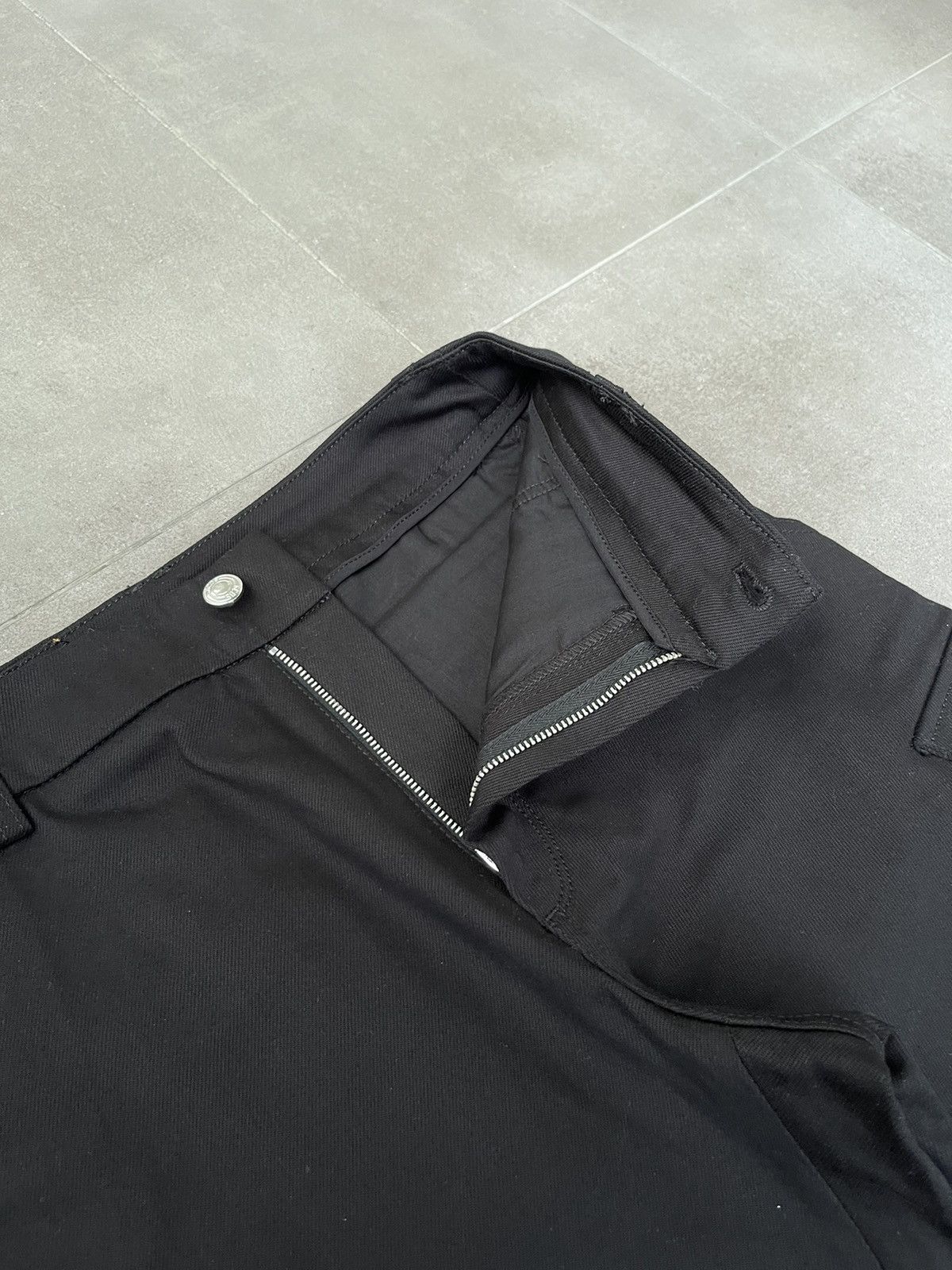 GCDS !DS! AW22 GCDS Logo Patch Cargo Black Pants Size US 32 / EU 48 - 19 Thumbnail