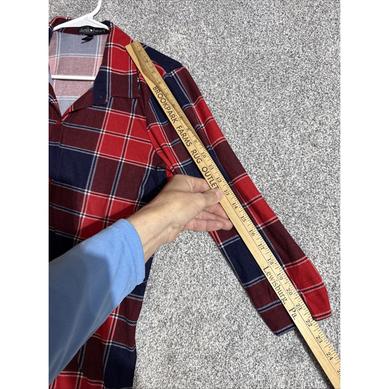 Other Plaid Tunic Top Womens M Grunge Punk Y2K Button Up Layering Size M / US 6-8 / IT 42-44 - 4 Thumbnail