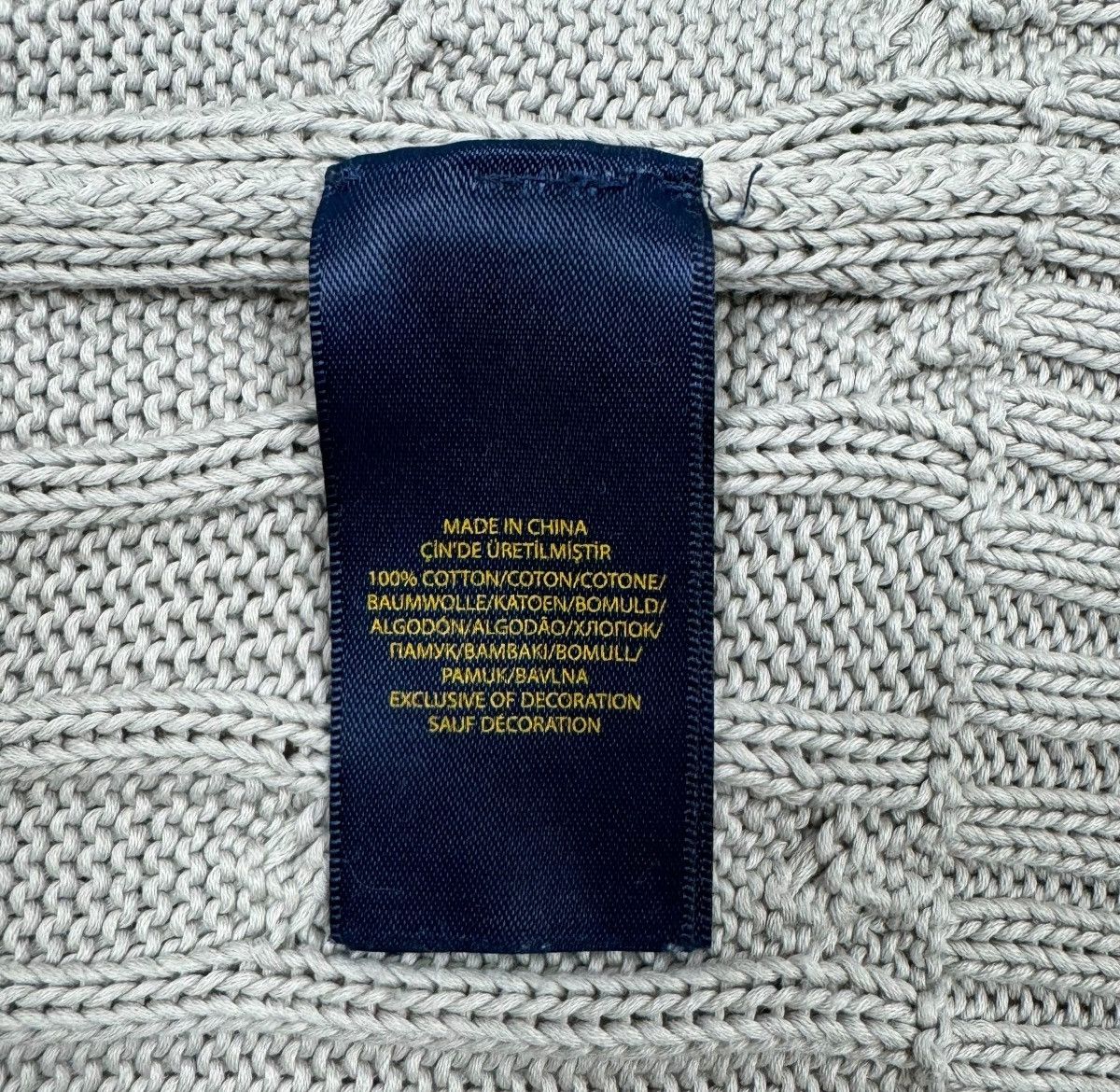 Polo Ralph Lauren Polo Ralph Lauren Cable Knit Cotton Sweater size XS Size XS / US 0-2 / IT 36-38 - 8 Thumbnail