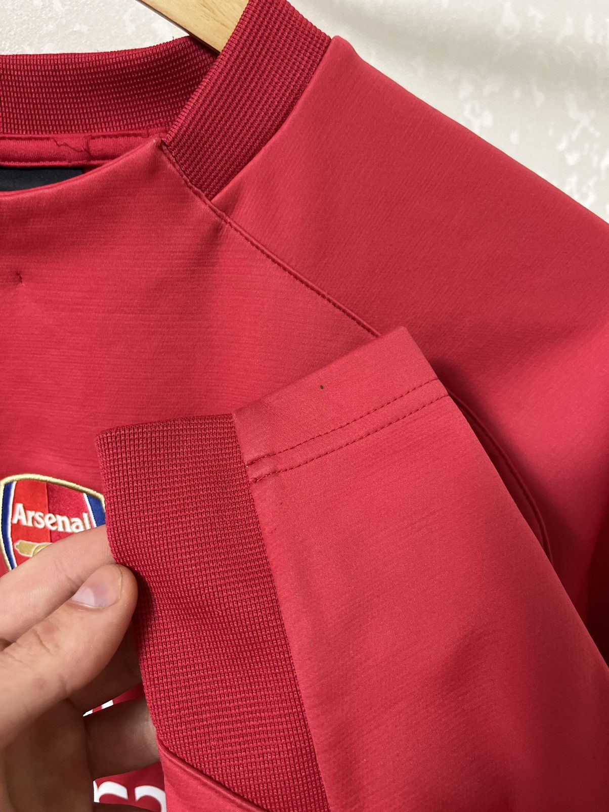 Vintage Nike Arsenal Vintage 2004/2006 Storm Fit Sweatshirt Size US XXS / EU 40 - 13 Thumbnail