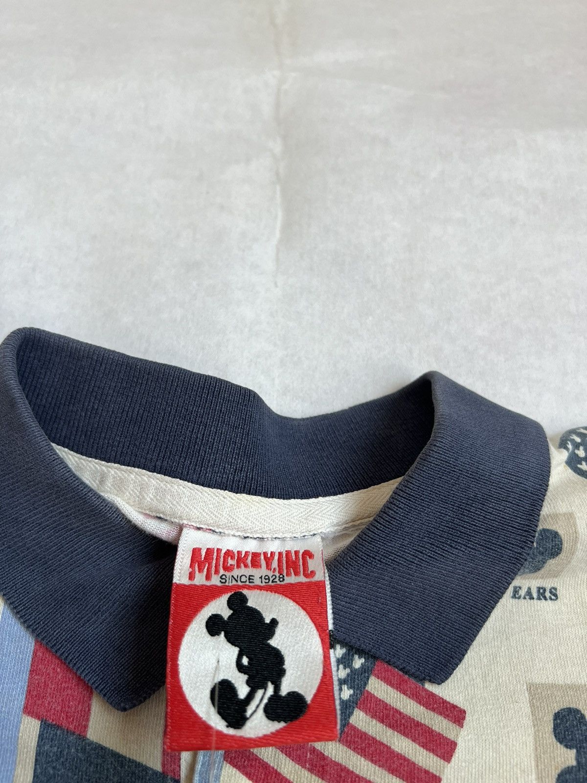 Disney Vintage Disney Mickey Mouse Overprint Polos Size US M / EU 48-50 / 2 - 5 Thumbnail