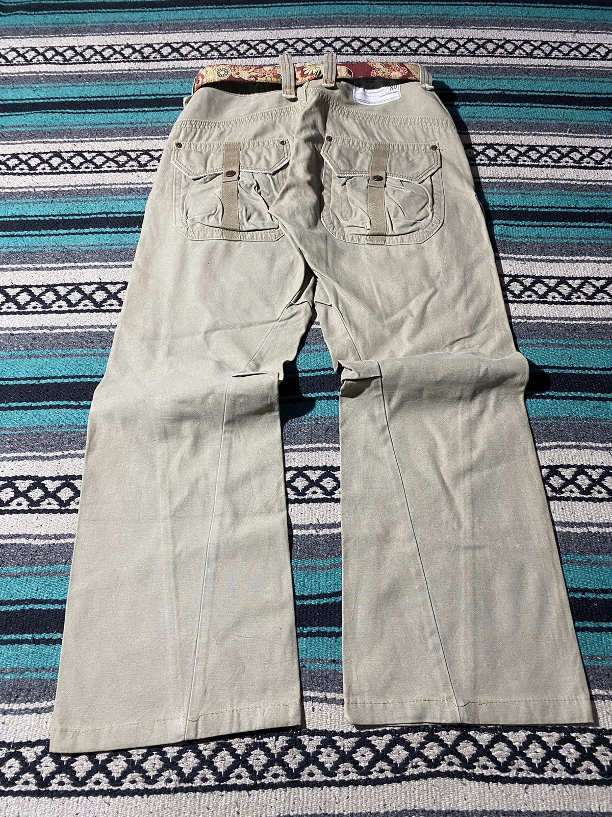 Edwin Y2K Edwin Japan Military Cargo Pants Olive Green Utility Size US 34 / EU 50 - 3 Thumbnail