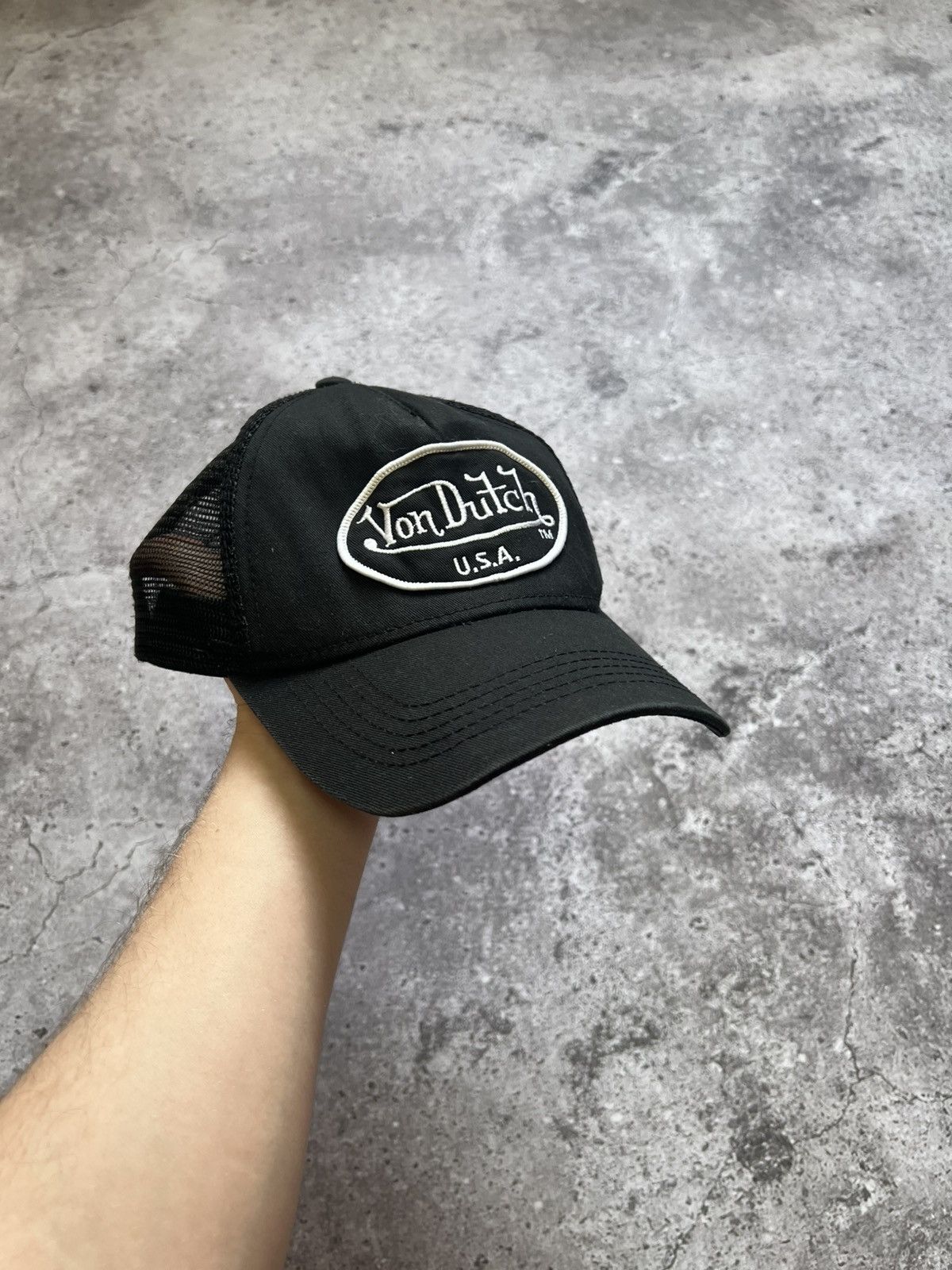 Von Dutch Von Dutch Cap Hat Trucker Classic Logo Y2K Size ONE SIZE - 1 Thumbnail