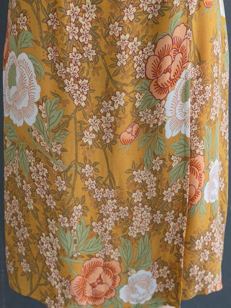 Kenzo KENZO Yellow and floral flowers strap dress vintage Size M / US 6-8 / IT 42-44 - 2 Thumbnail