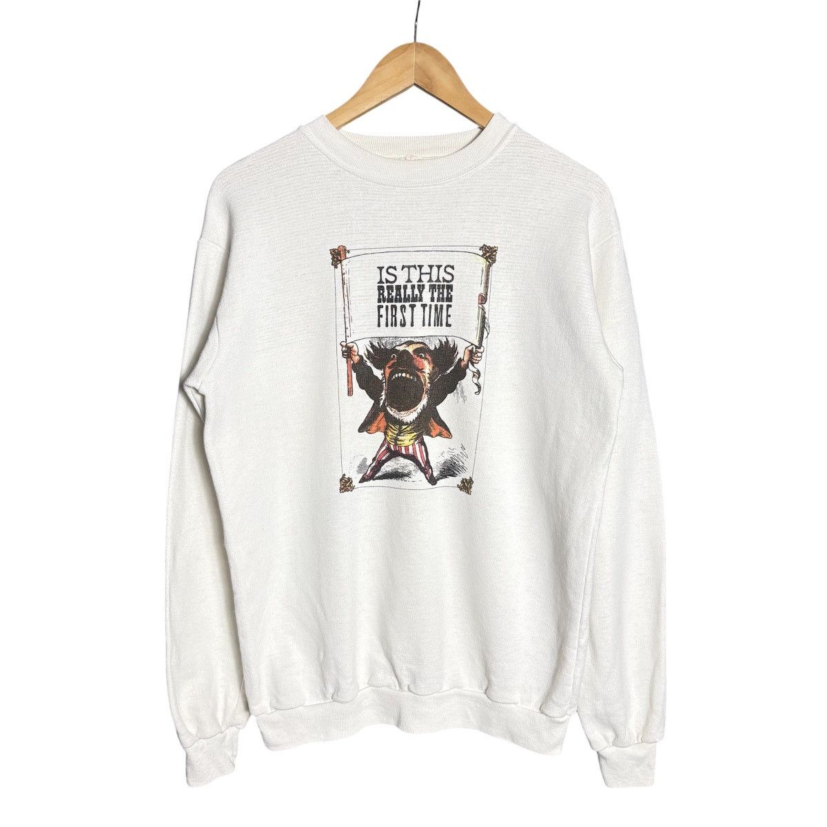 Band Tees Vintage 90s Is This Really The First Time Sweatshirt Size US L / EU 52-54 / 3 - 1 Thumbnail