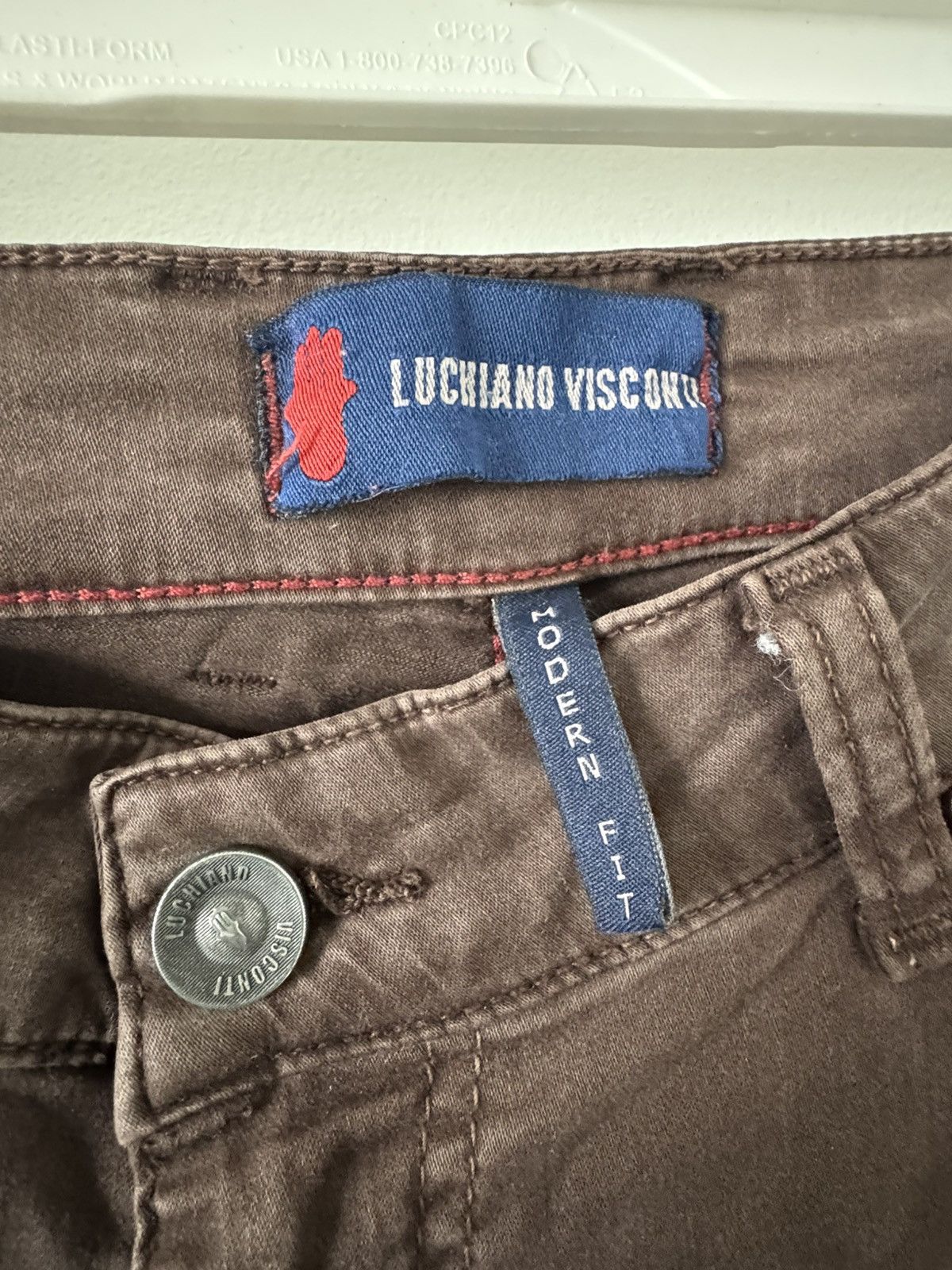 Luchiano Visconti Luchiano Visconti Khaki Size US 34 / EU 50 - 2 Thumbnail