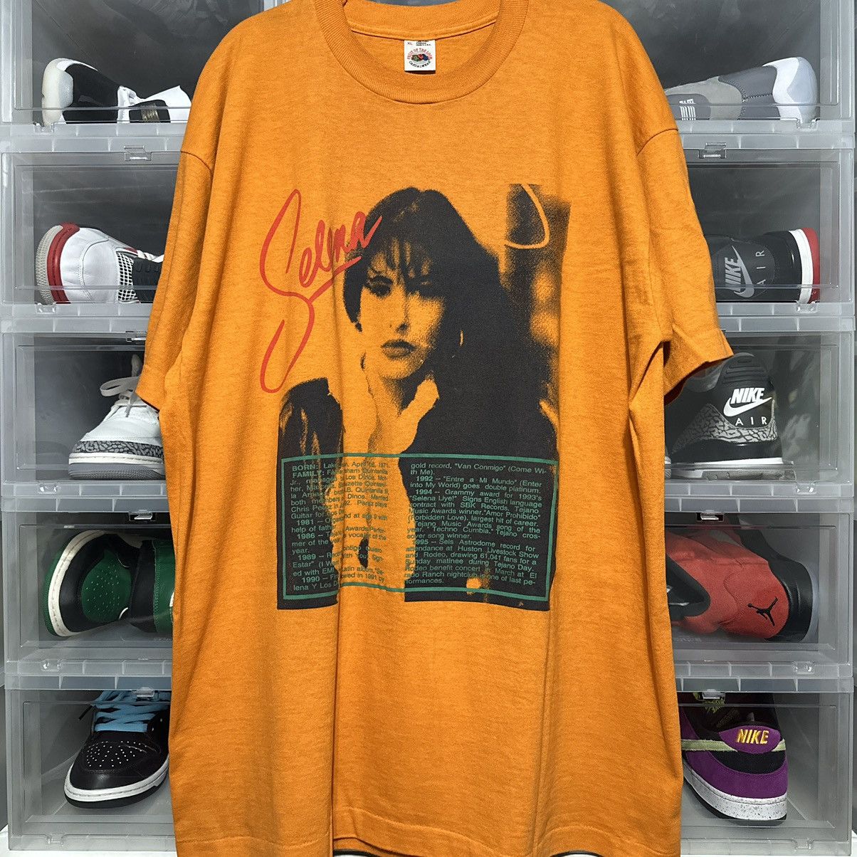 Rap Tees Vintage 90s Selena Quintanilla Memorial Graphic Tee XL Size US XL / EU 56 / 4 - 1 Thumbnail