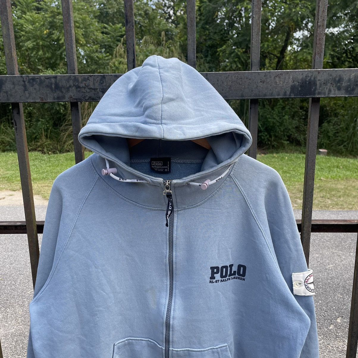 Polo Ralph Lauren × Ralph Lauren × Vintage 🔥Vintage 90s Polo Sports Ralph Lauren Full Zipper Hoodie Size US L / EU 52-54 / 3 - 4 Thumbnail