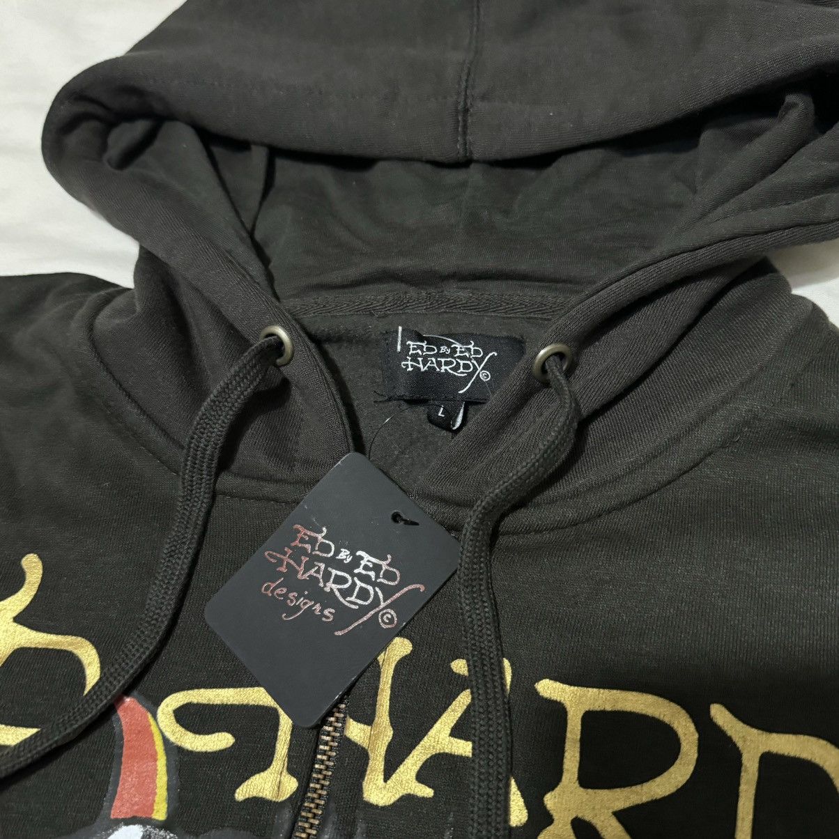 Ed Hardy Vintage Ed Hardy Hoodie Size US L / EU 52-54 / 3 - 7 Thumbnail