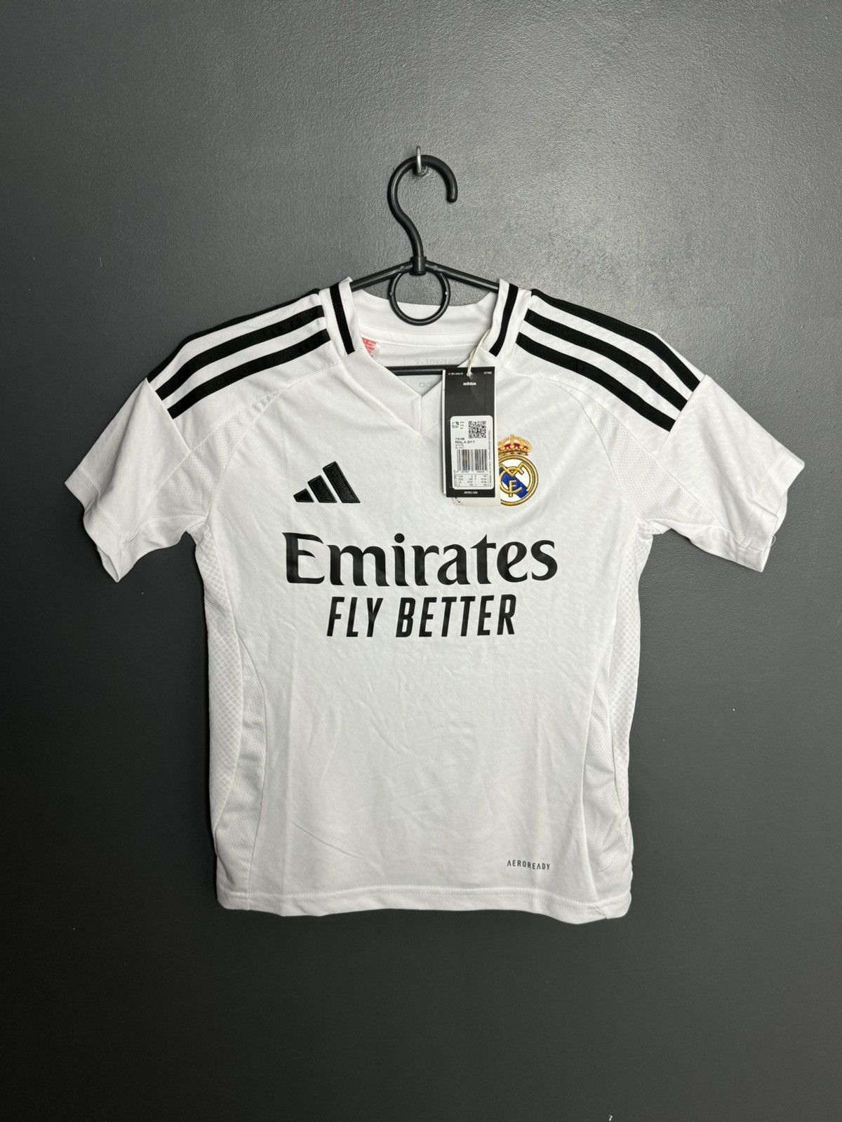 Adidas KIDS New Real Madrid 24/25 Home Mbappe Football Jersey Size US XS / EU 42 / 0 - 2 Thumbnail