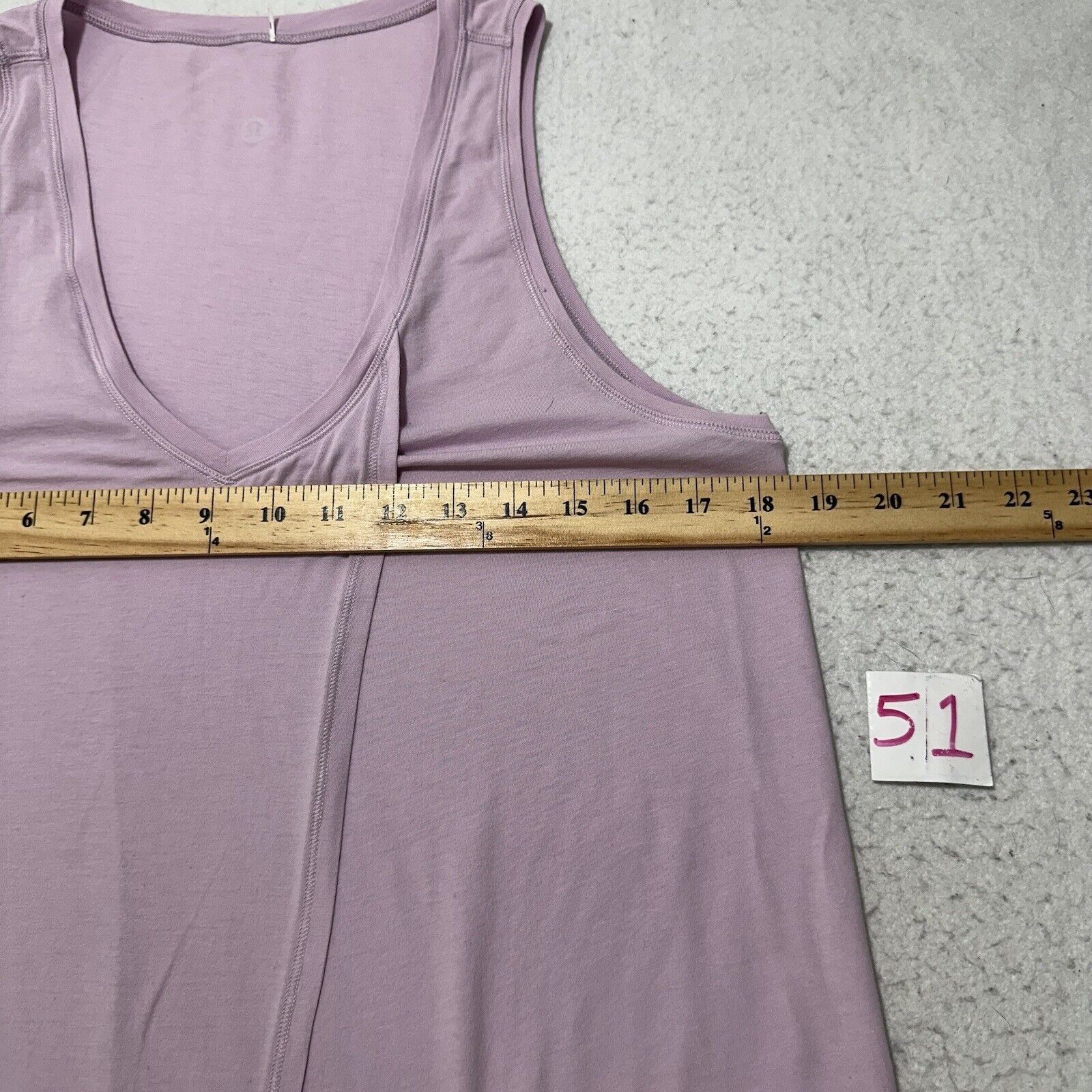 Lululemon Lululemon 6 Knot A Problem Tank Top Rose Quartz Pink V-Neck Size M / US 6-8 / IT 42-44 - 7 Thumbnail