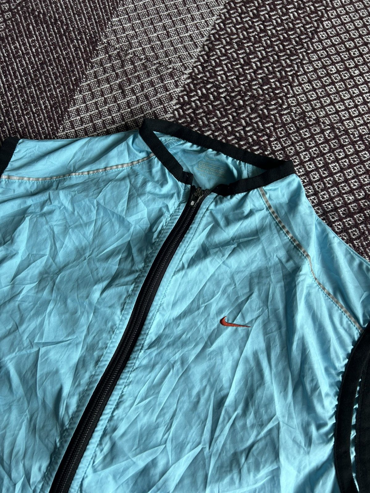 Nike × Vintage Vintage Y2K Nike Running Nylon Vest Gilet Streetwear Size M Size M / US 6-8 / IT 42-44 - 4 Thumbnail