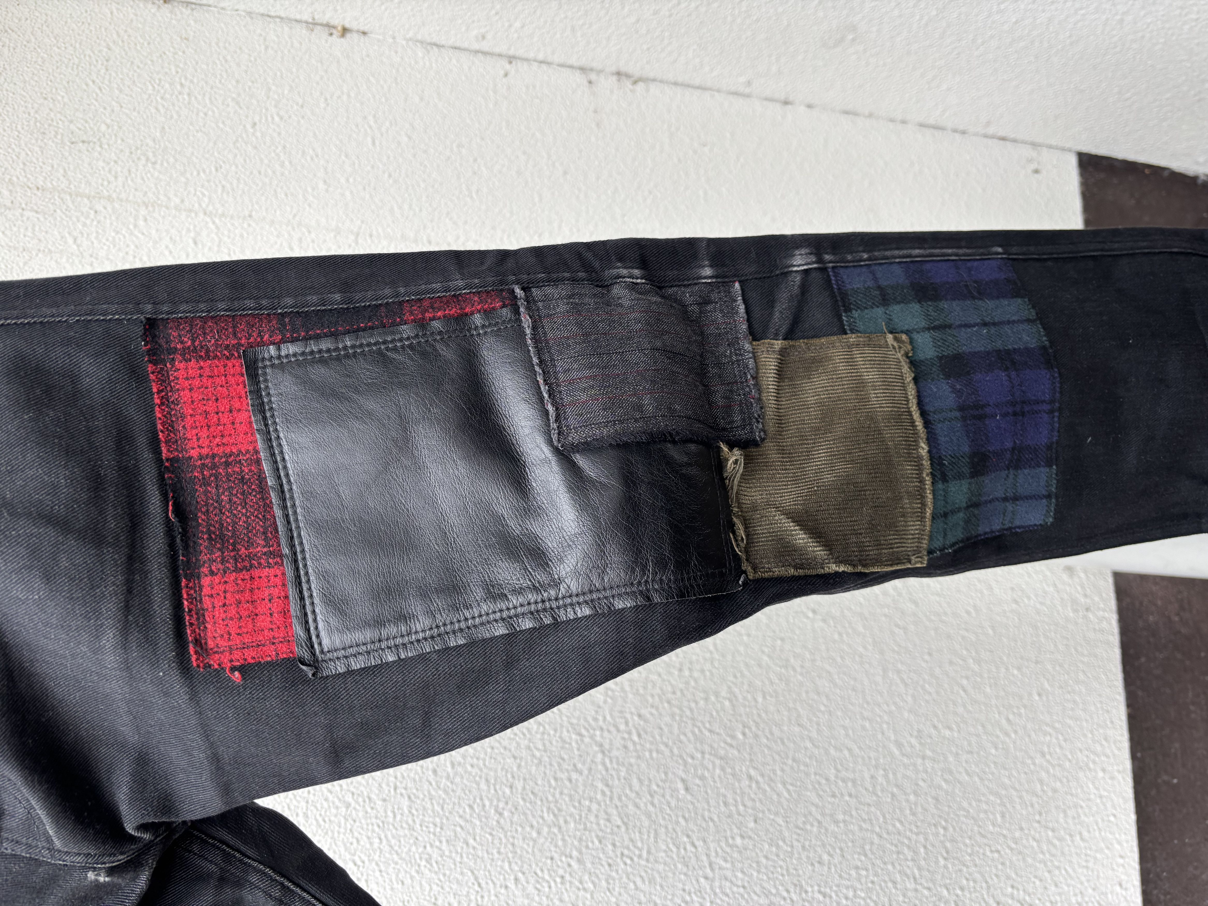 Junya Watanabe Junya Watanabe/Comme Des Garcons AD2014 Patchwork jeans Size US 34 / EU 50 - 2 Thumbnail