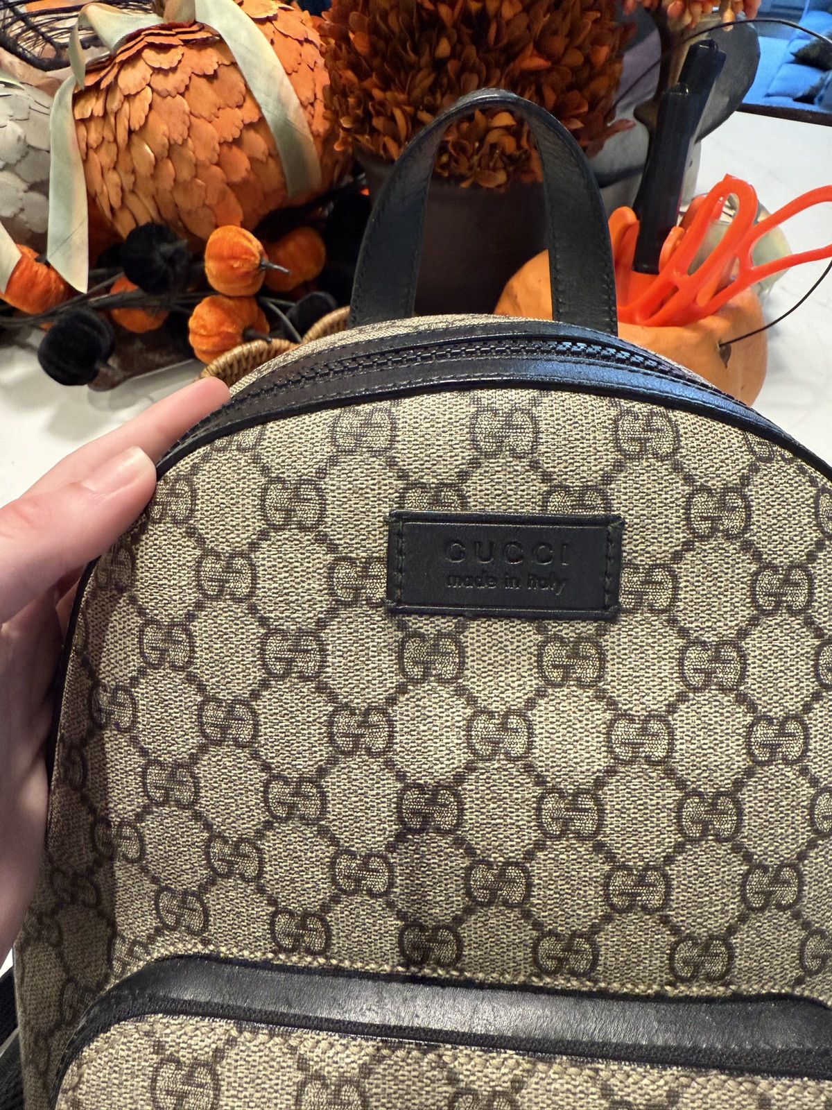 Gucci [US ONLY] GUCCI BEIGE EDEN SMALL BACKPACK Size ONE SIZE - 11 Thumbnail