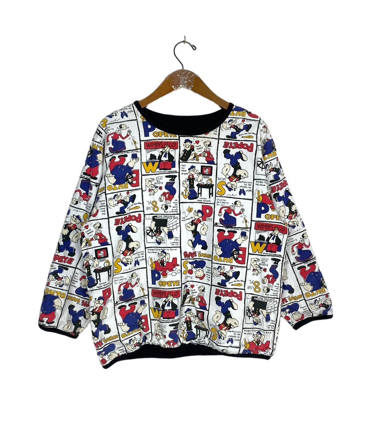 Japanese Brand Rare‼️ Olive Popeye Wife Full Print Reversible Sweatshirt Size M / US 6-8 / IT 42-44 - 5 Thumbnail