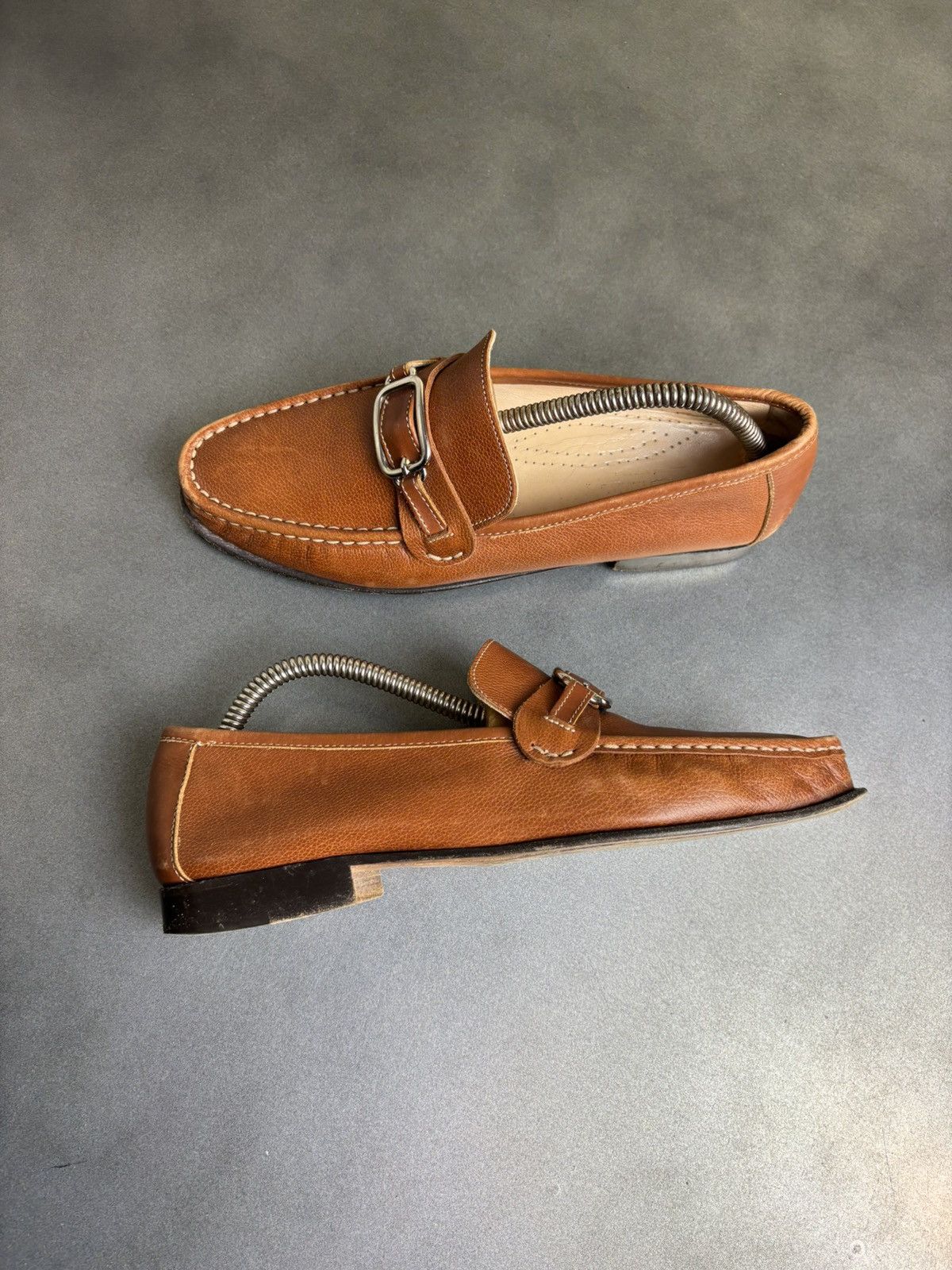 Cole Haan × Leather × Vintage Vintage Horsebit Loafers Brown Leather Penny Loafer Slip On Size US 8 / IT 38 - 2 Thumbnail