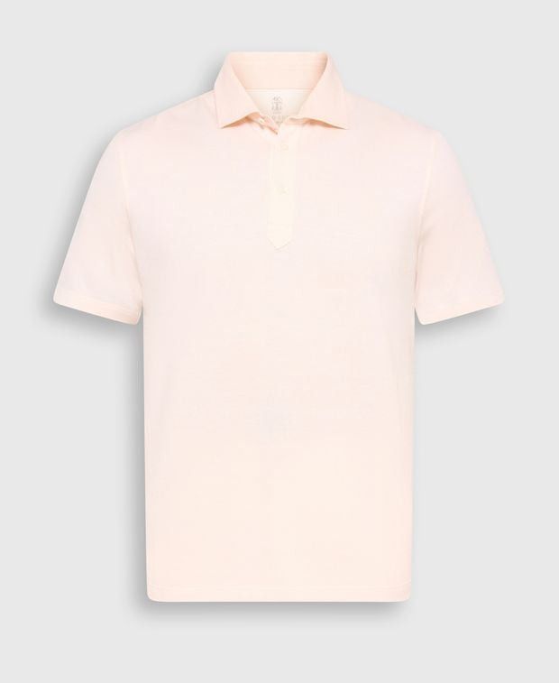Brunello Cucinelli Linen-blend polo shirt Size US S / EU 44-46 / 1 - 1 Thumbnail