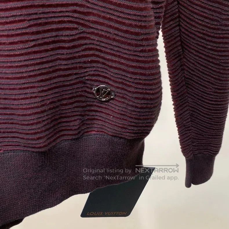 Louis Vuitton Louis Vuitton Striped Black Red Sweater. Size US L / EU 52-54 / 3 - 5 Thumbnail