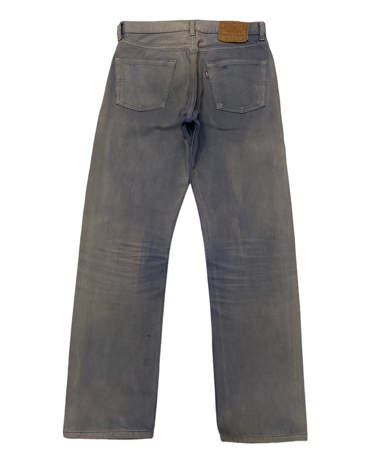 Levi's 🔥LEVIS 501 BLUE ACID WASH VINTAGE DISTRESSED DENIM JEANS Size US 30 / EU 46 - 3 Thumbnail