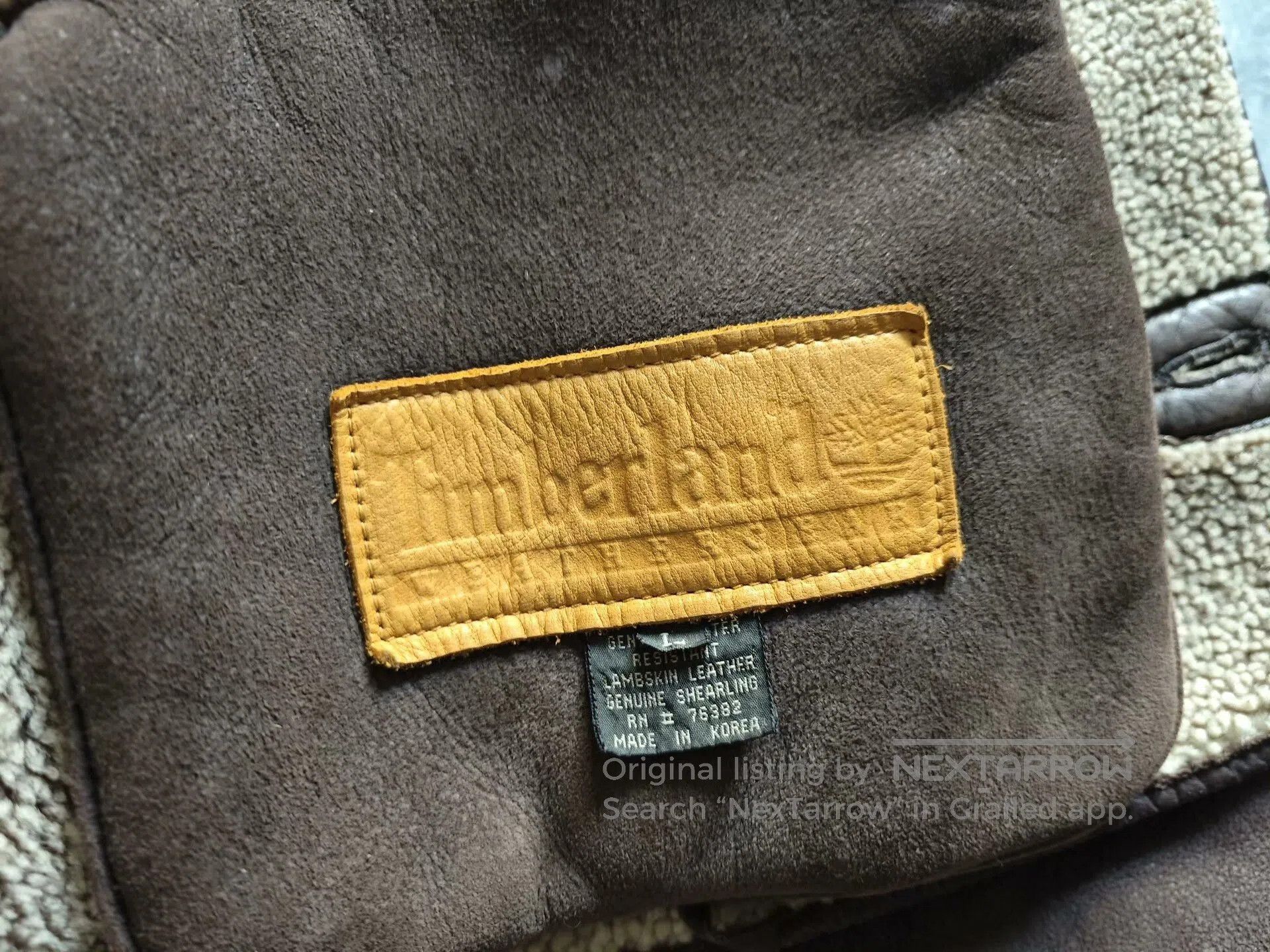 Timberland timberland leather shearling work jacket. Size US L / EU 52-54 / 3 - 4 Thumbnail