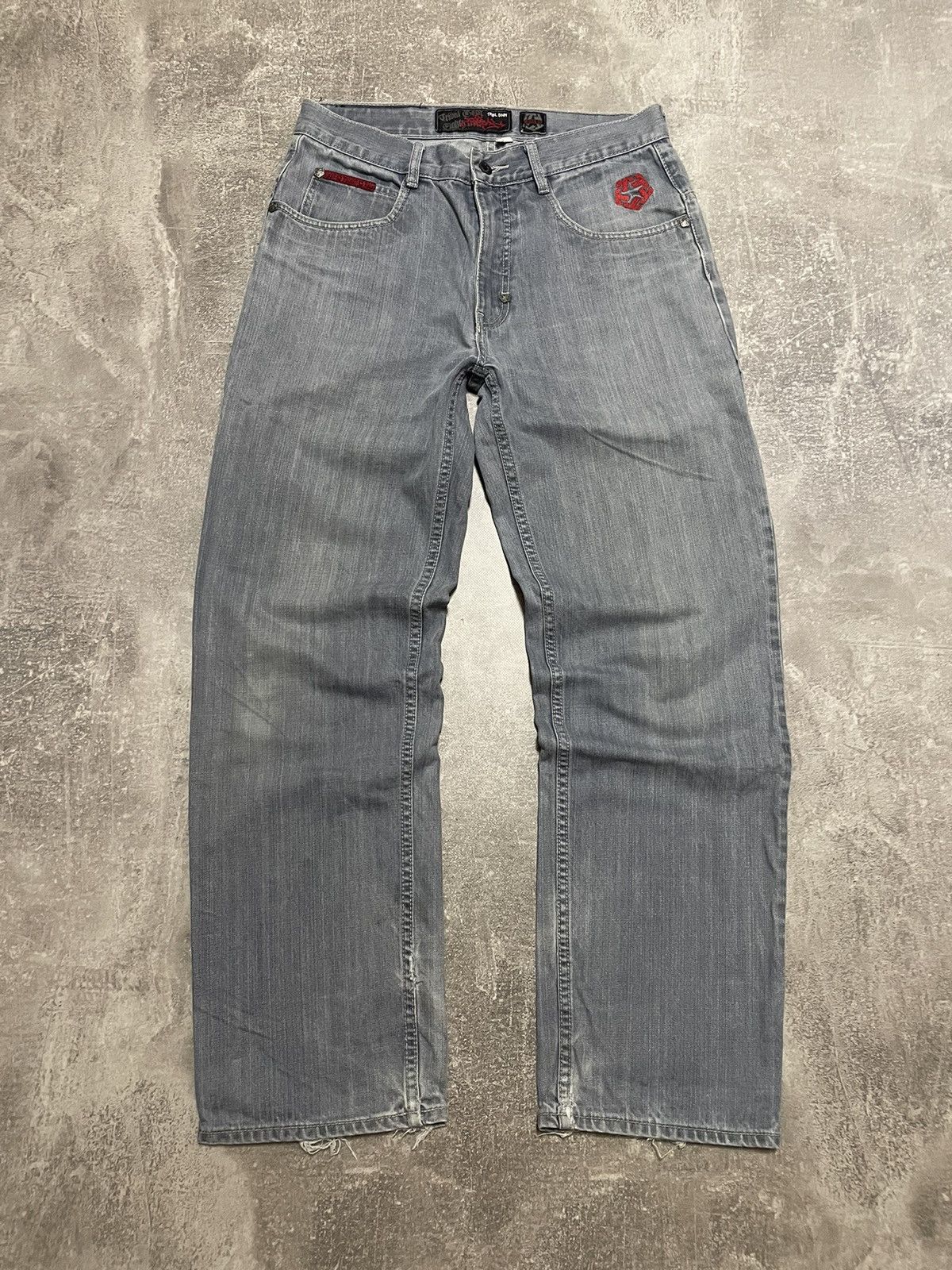JNCO × Tribal Streetwear Vintage Tribal Street Wear Rap Jeans Jnco Style Size US 32 / EU 48 - 9 Thumbnail