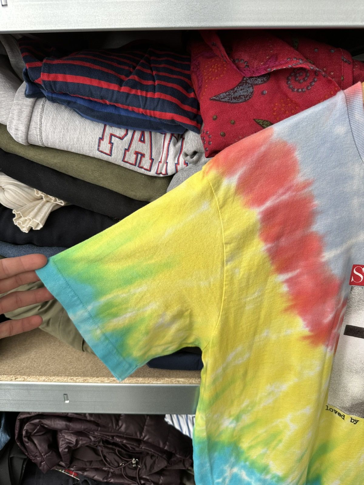 Supreme Supreme T-Shirt Loved By The Children Logo Tie Dye Y2K Tee Size US M / EU 48-50 / 2 - 7 Thumbnail