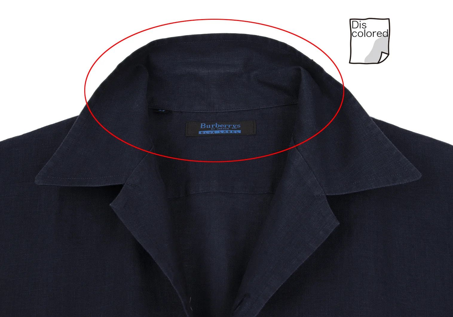 Burberry Linen Short Sleeve Open Collar Shirt in Navy M Size US M / EU 48-50 / 2 - 4 Thumbnail