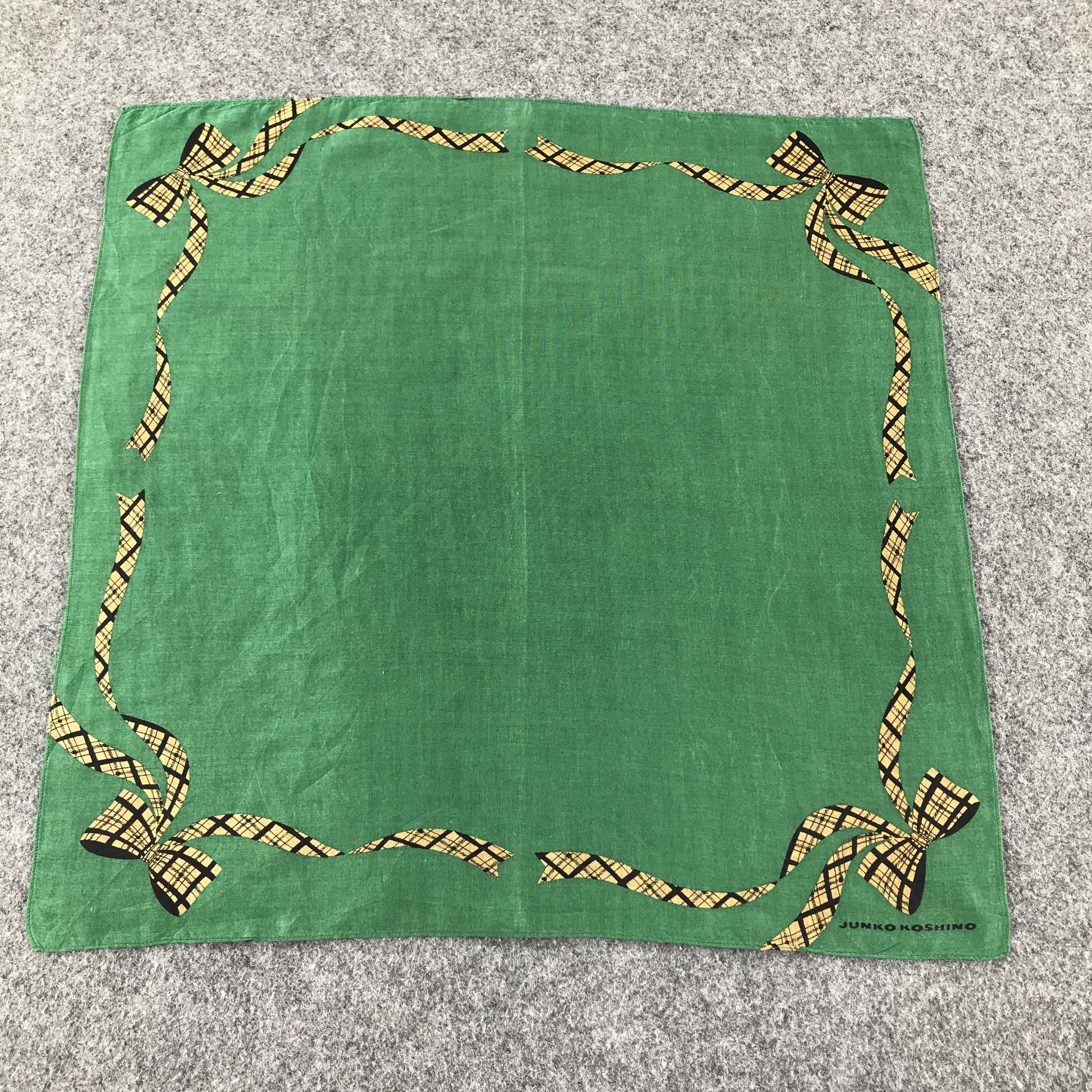 Japanese Brand × Mr. Junko × Vintage Junko Koshino Handkerchief Neckerchief Bandana H271 Size ONE SIZE - 3 Thumbnail