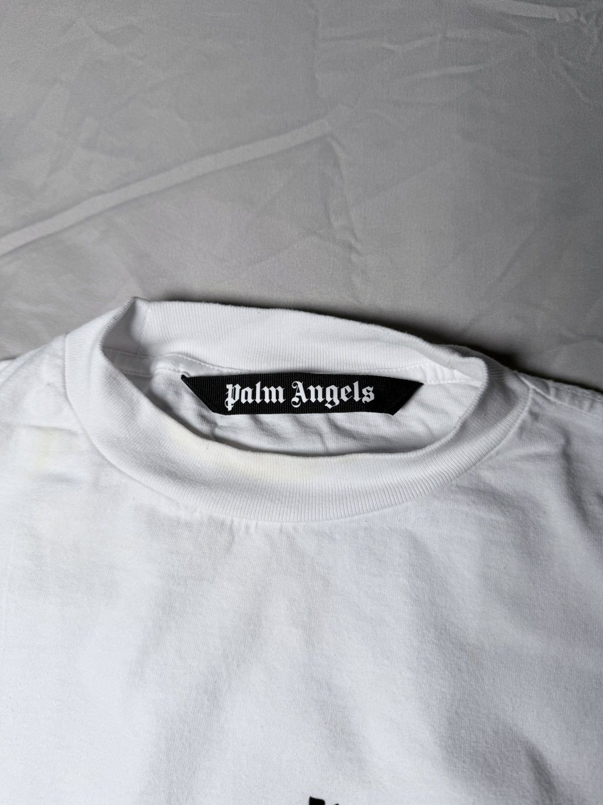 Palm Angels Palm Angels White Logo T-Shirt Size S – Read description Size US S / EU 44-46 / 1 - 4 Thumbnail