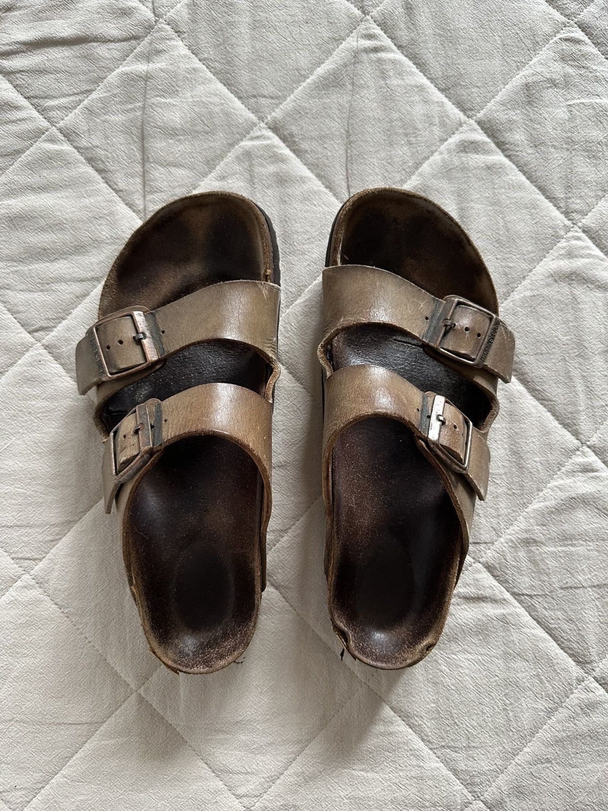 Birkenstock Birkenstock Arizona / Oiled Leather in Tobacco Brown / Sz 42 Size US 9 / EU 42 - 3 Thumbnail