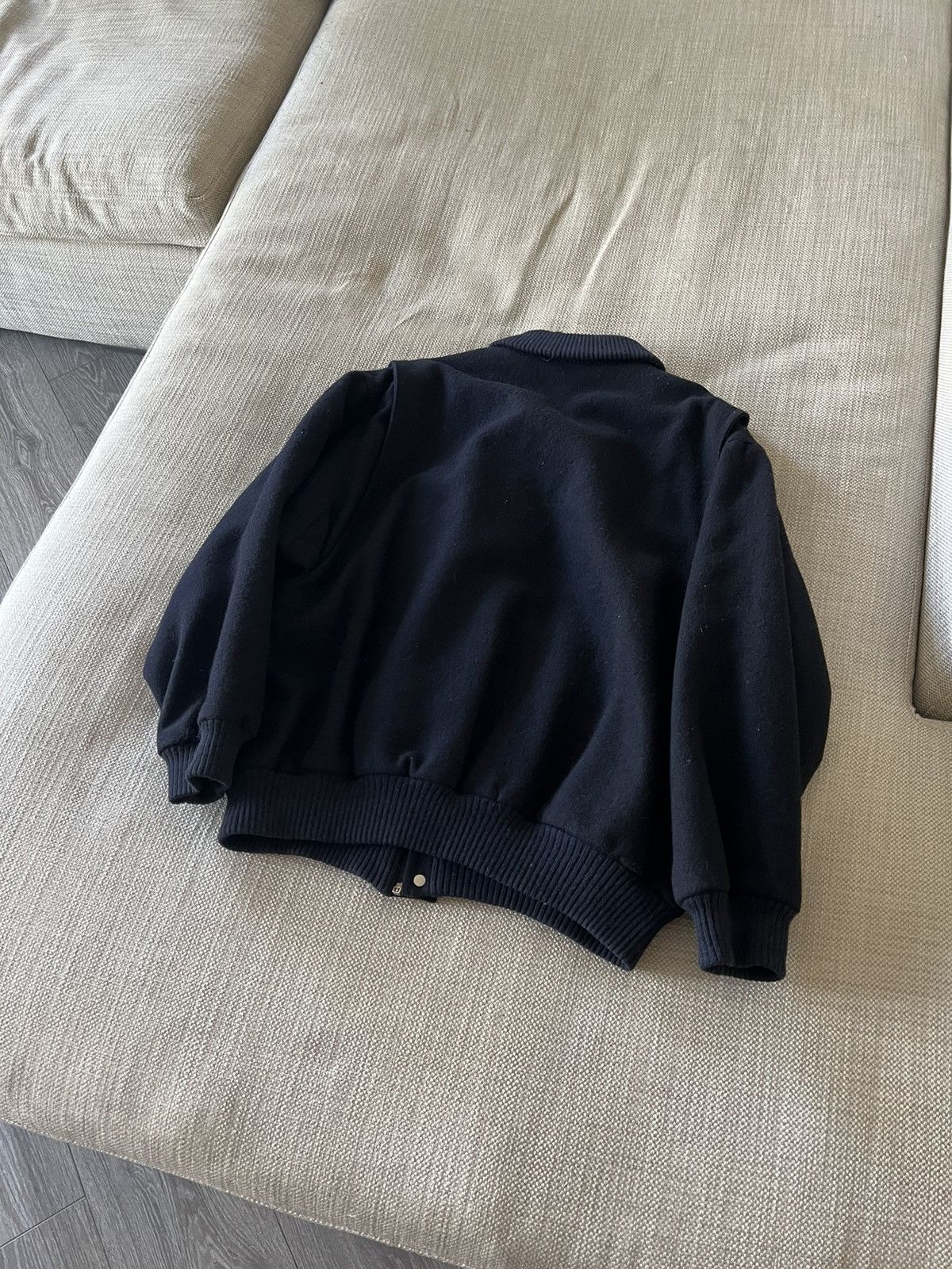 Lacoste × Vintage Vintage 80s 💥 Lacoste Jacket Wool Varsity Bomber Size US XL / EU 56 / 4 - 14 Thumbnail