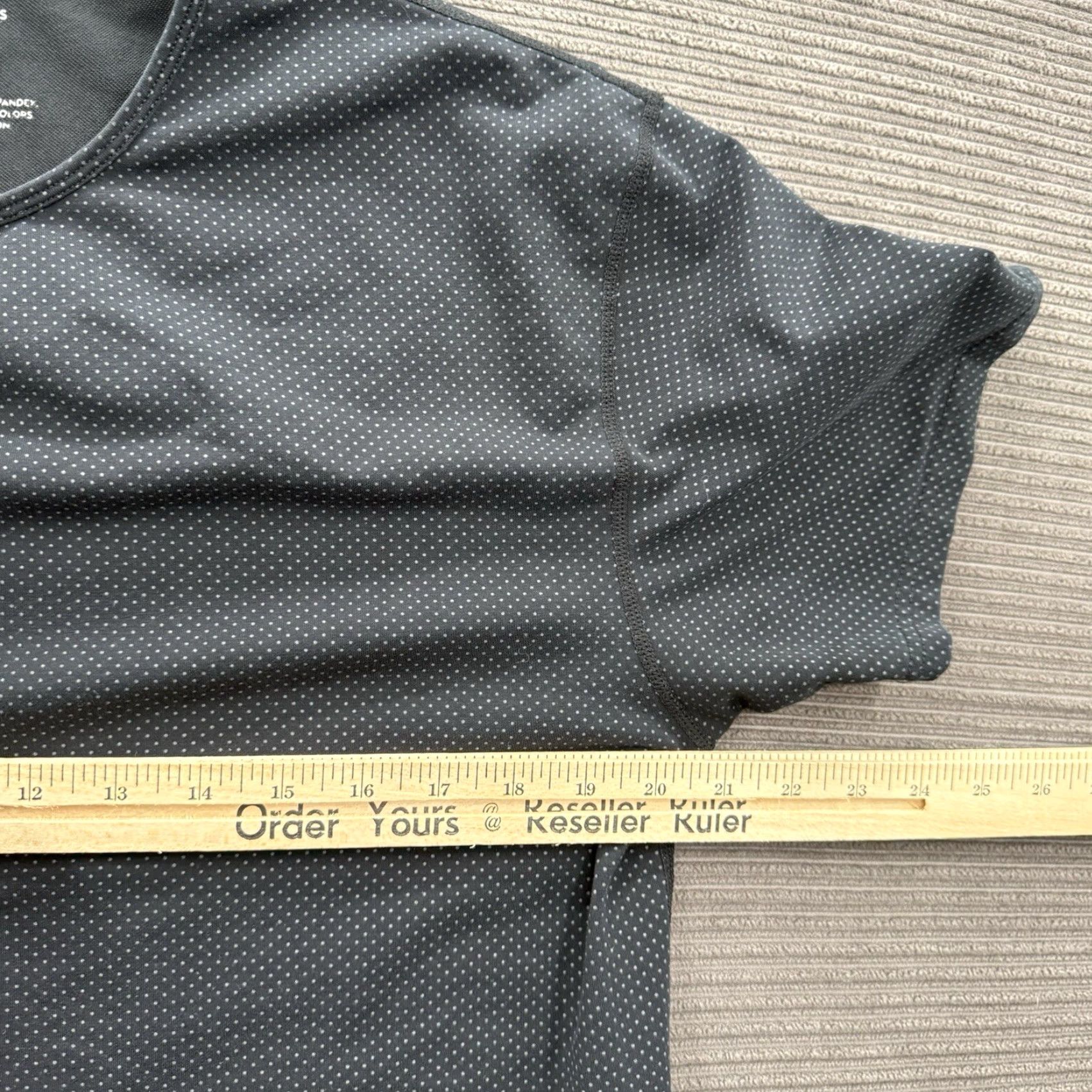 Vintage BYLT Drop Cut S/S Polo Shirt Men L Black Polka Dot Cotton Golf Golfing Polo Shirt Polo Shirt Men BYLT Black Polka Dot S/S Polo Shirt Size US L / EU 52-54 / 3 - 4 Thumbnail