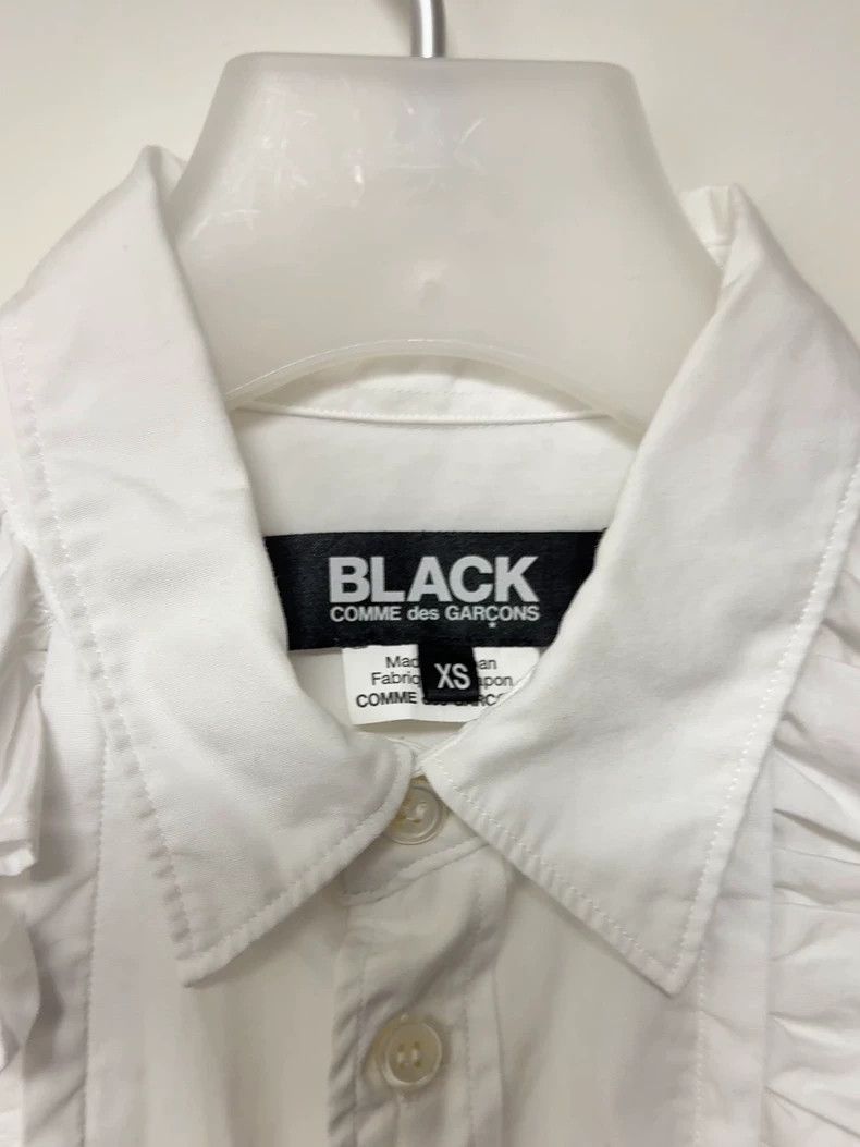 Comme des Garcons Comme Des Garcons Cotton pinched lace shirt with pointed c Size XS / US 0-2 / IT 36-38 - 2 Thumbnail