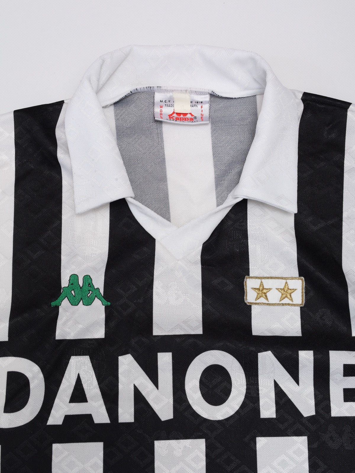 Kappa Kappa Juventus 1992-94 Danone Soccer Football Shirt Jersey Size US XL / EU 56 / 4 - 4 Thumbnail