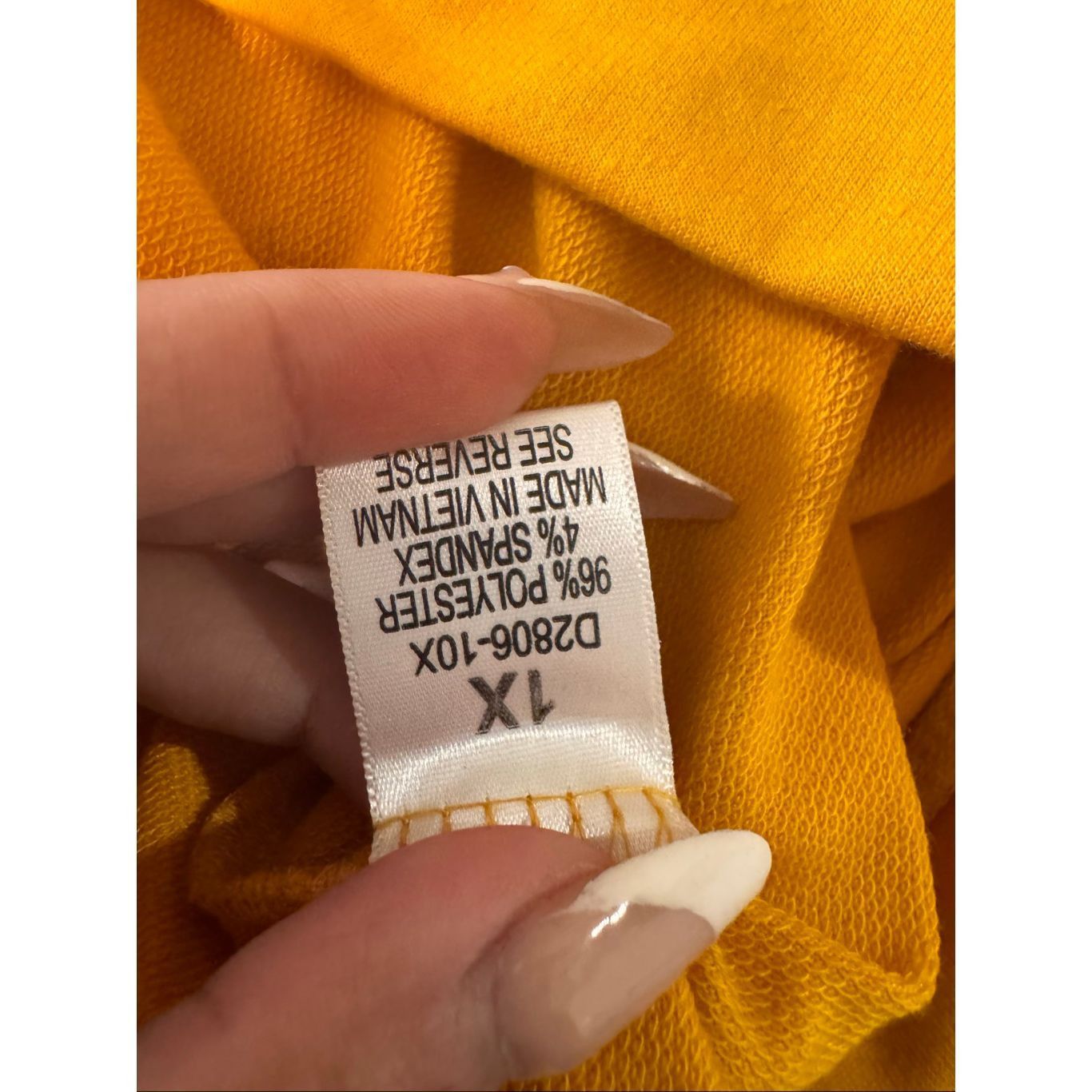 Other Ups & Downs Yellow Ruffle Sleeve Hoodie Dress Women’s 1X Size XL / US 12-14 / IT 48-50 - 6 Thumbnail