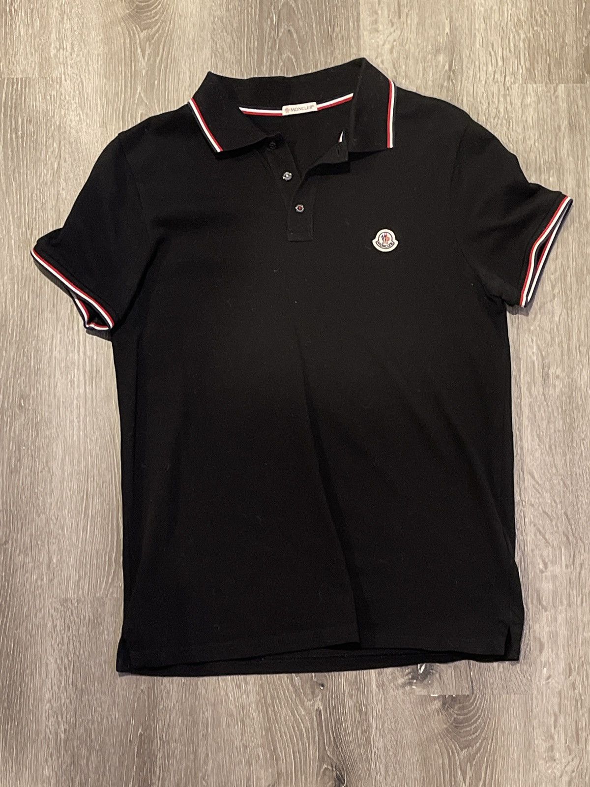 Moncler Vintage Moncler Polo Size US M / EU 48-50 / 2 - 1 Thumbnail