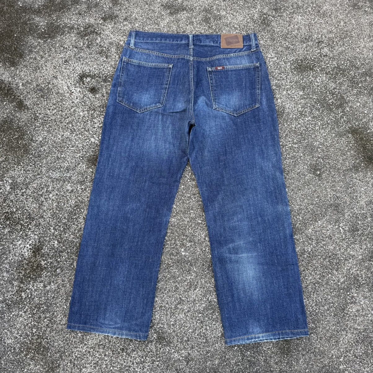 Vintage VINTAGE HANES DENIM FADED JEAN PANTS Size US 34 / EU 50 - 10 Thumbnail