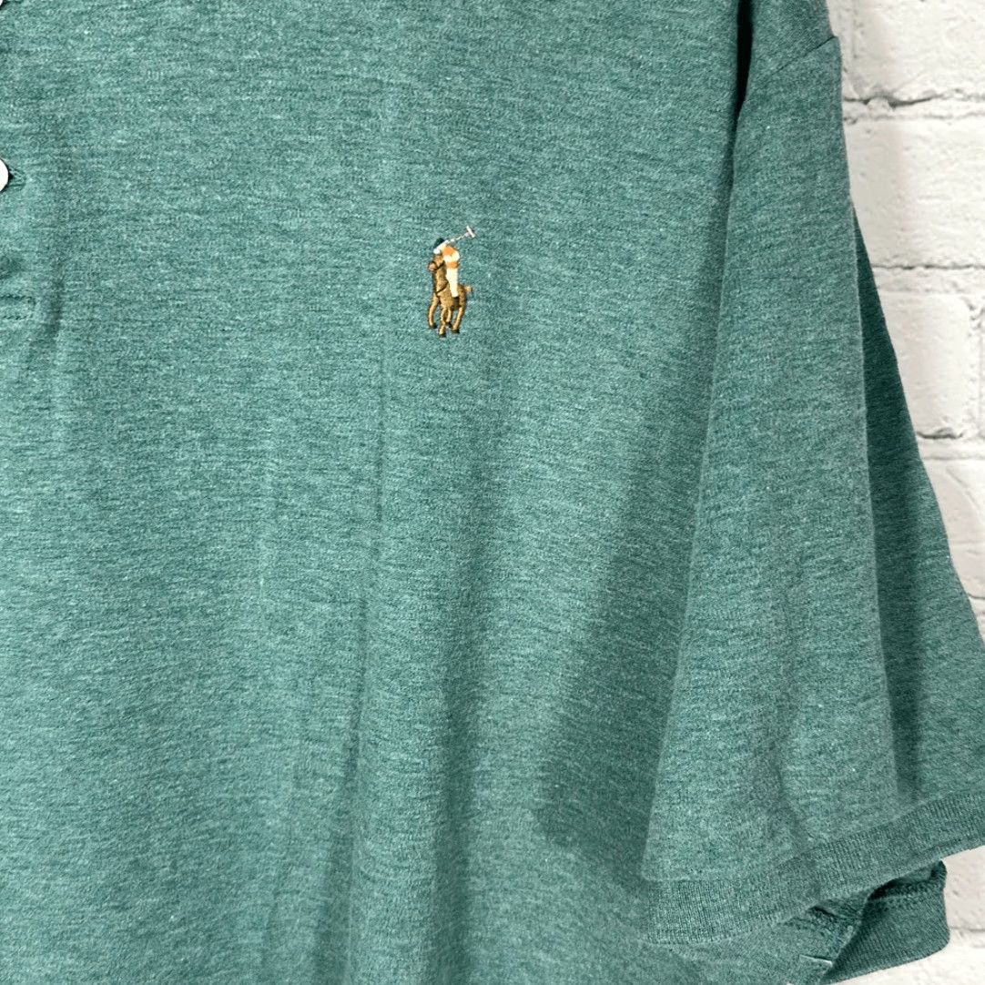Polo Ralph Lauren Polo Ralph Lauren Polo Shirt XL Flesh Color Pony Golf Green Men Size US XL / EU 56 / 4 - 2 Thumbnail