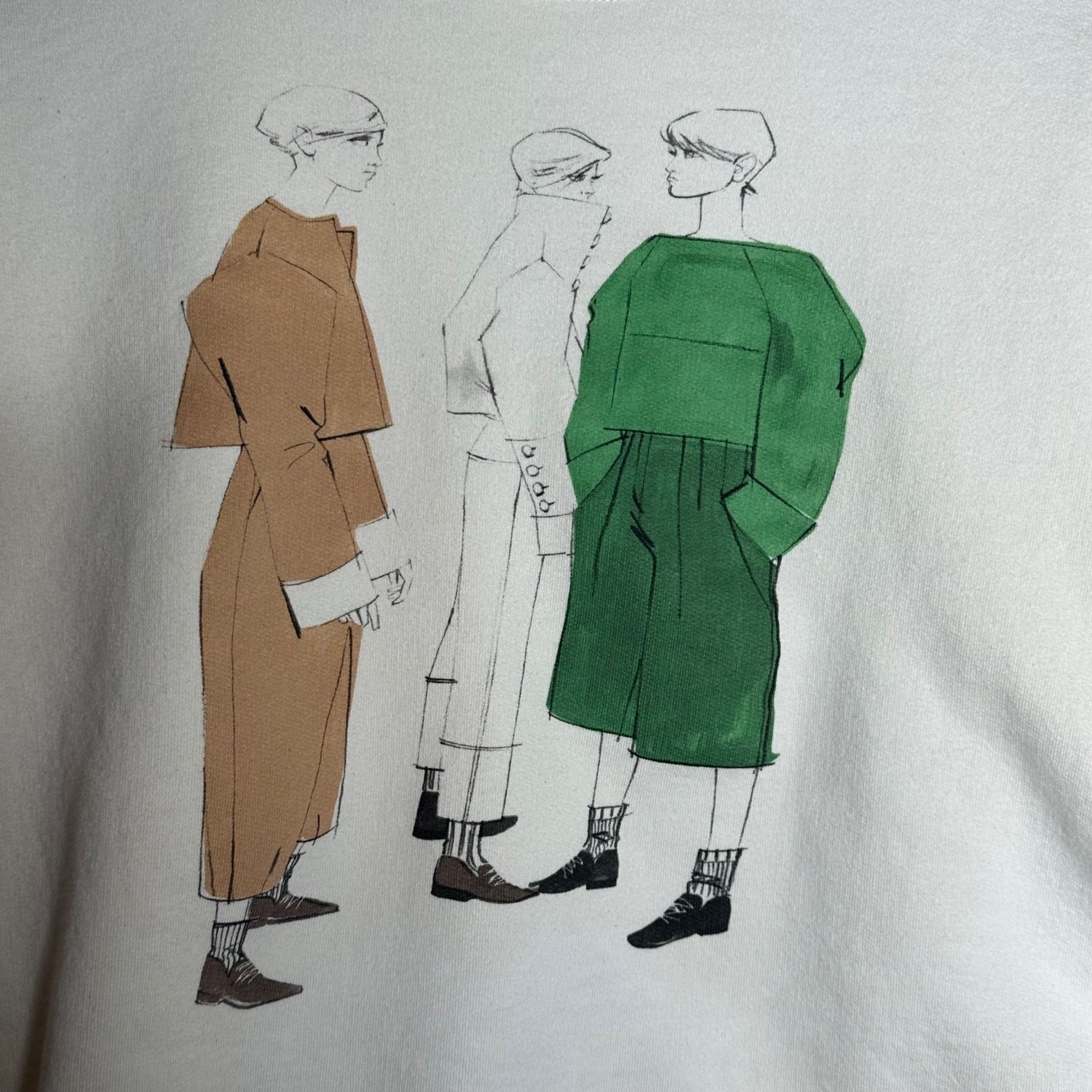 Zara Zara combination sweatshirt Cream Sz Medium Size M / US 6-8 / IT 42-44 - 5 Thumbnail
