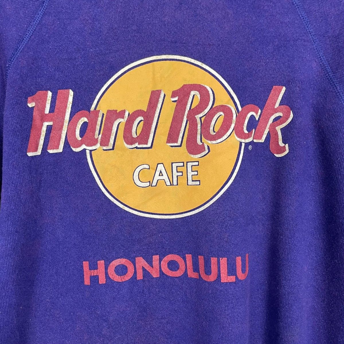 Hanes Vintage 80s Hard Rock Cafe Honolulu Crewneck Sweatshirt Size US M / EU 48-50 / 2 - 10 Thumbnail