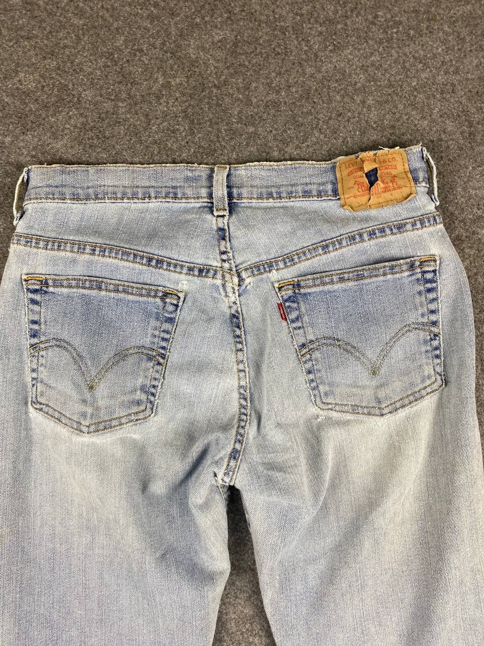 Levi's vintage levis 515 bootcut stretch denim nice design Size 33" - 3 Thumbnail